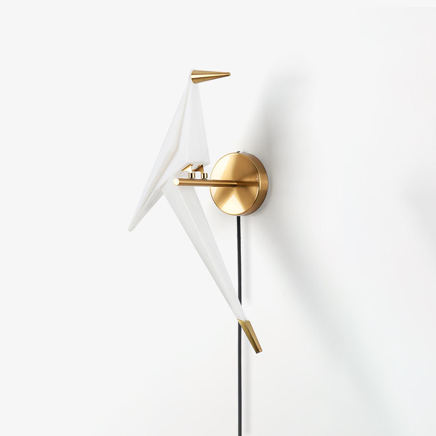 Paper Crane Plug-In Wall Lamp - Blowlighting
