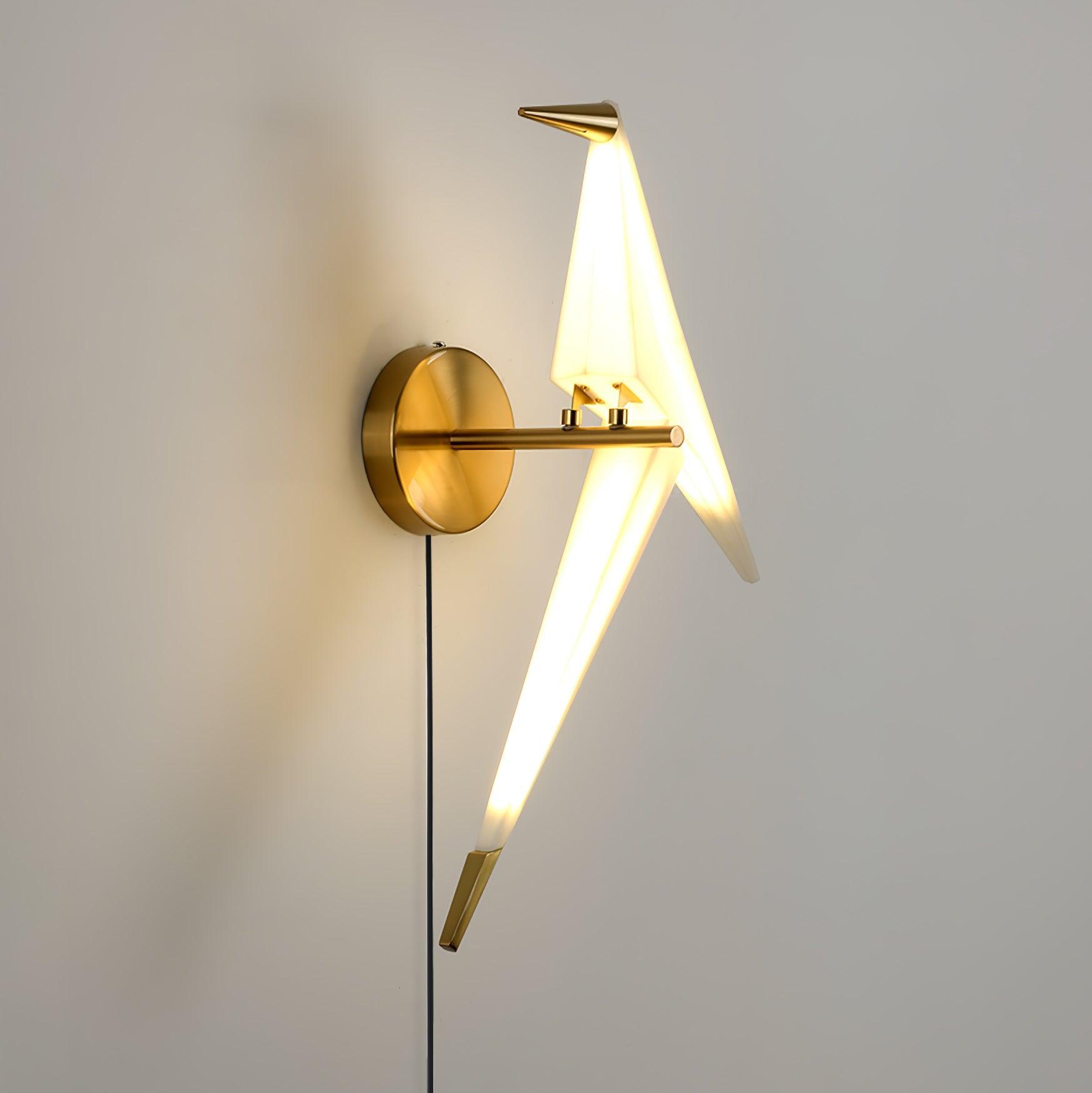 Paper Crane Plug-In Wall Lamp - Blowlighting