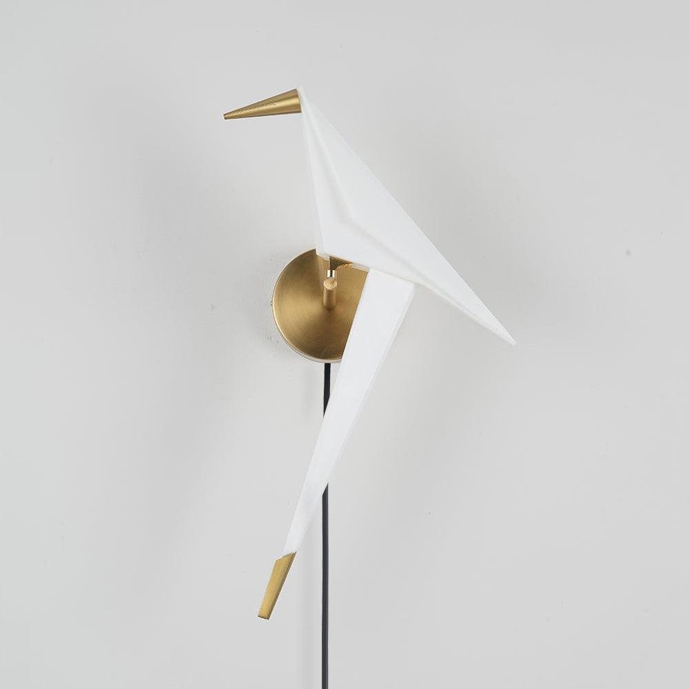 Paper Crane Plug-In Wall Lamp - Blowlighting