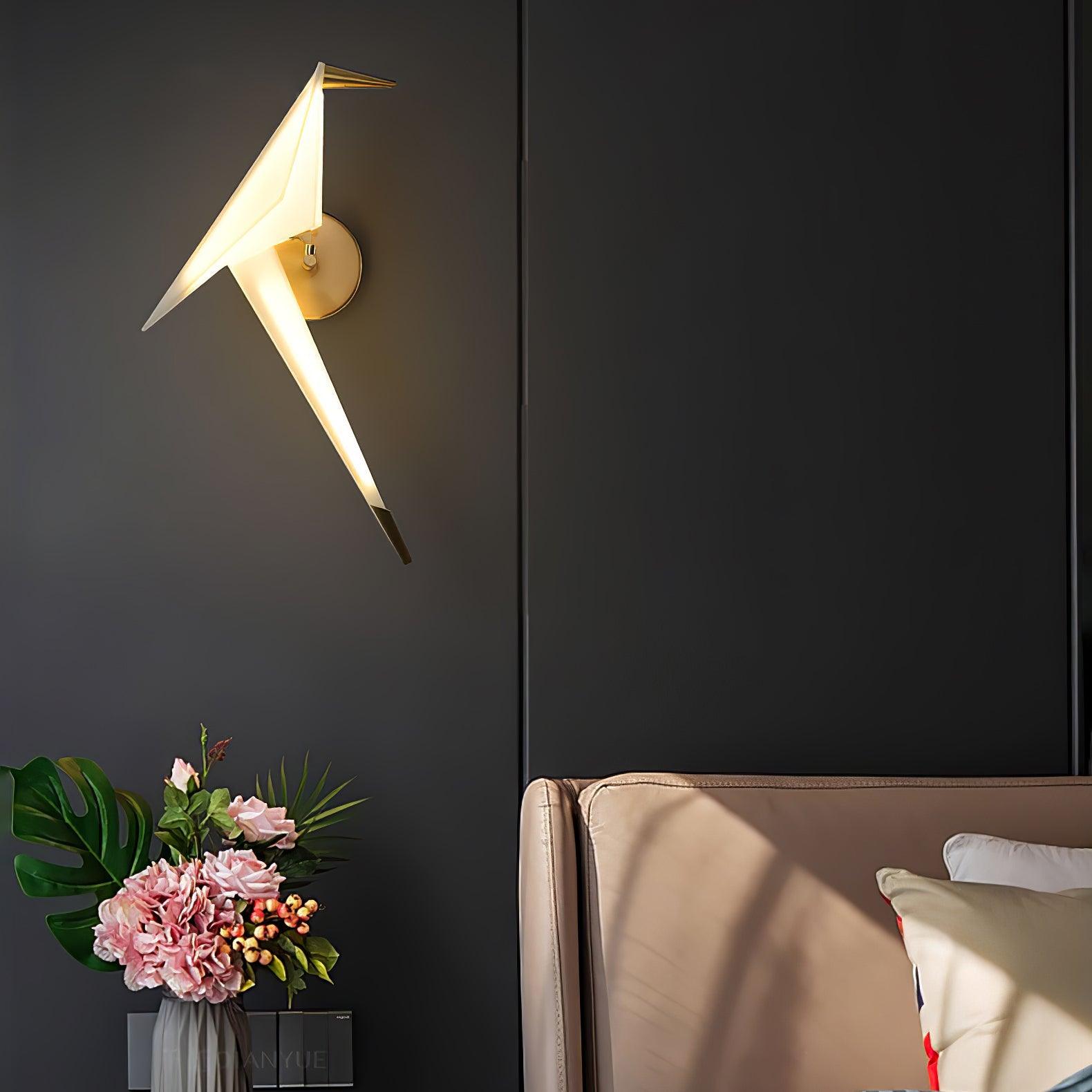 Paper Crane Plug-In Wall Lamp - Blowlighting