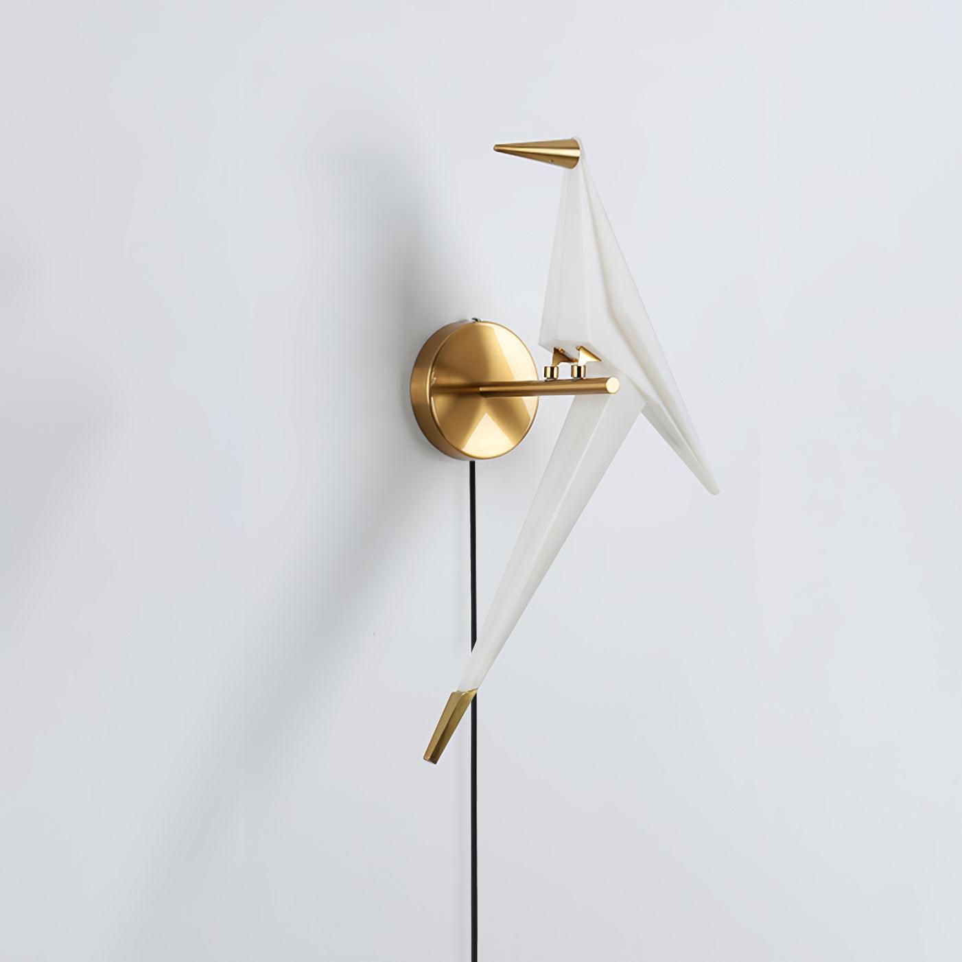Paper Crane Plug-In Wall Lamp - Blowlighting