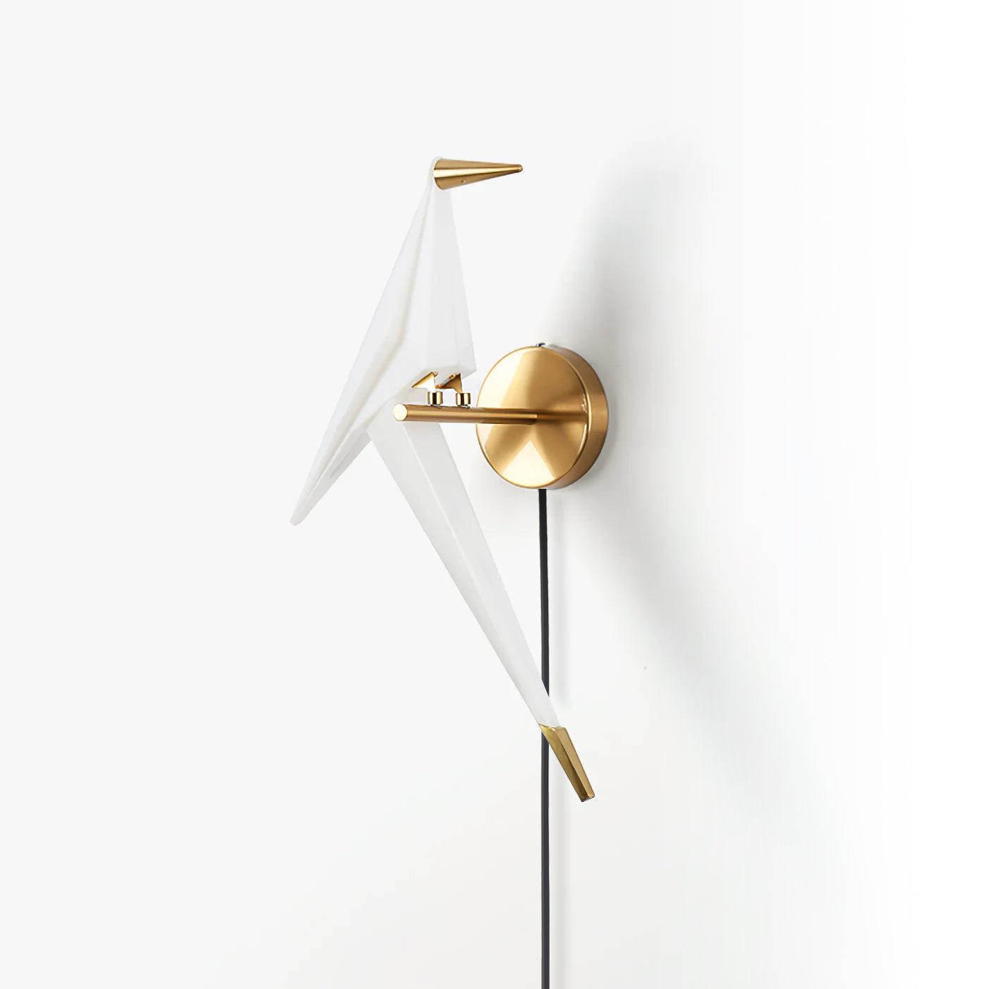 Paper Crane Plug-In Wall Lamp - Blowlighting