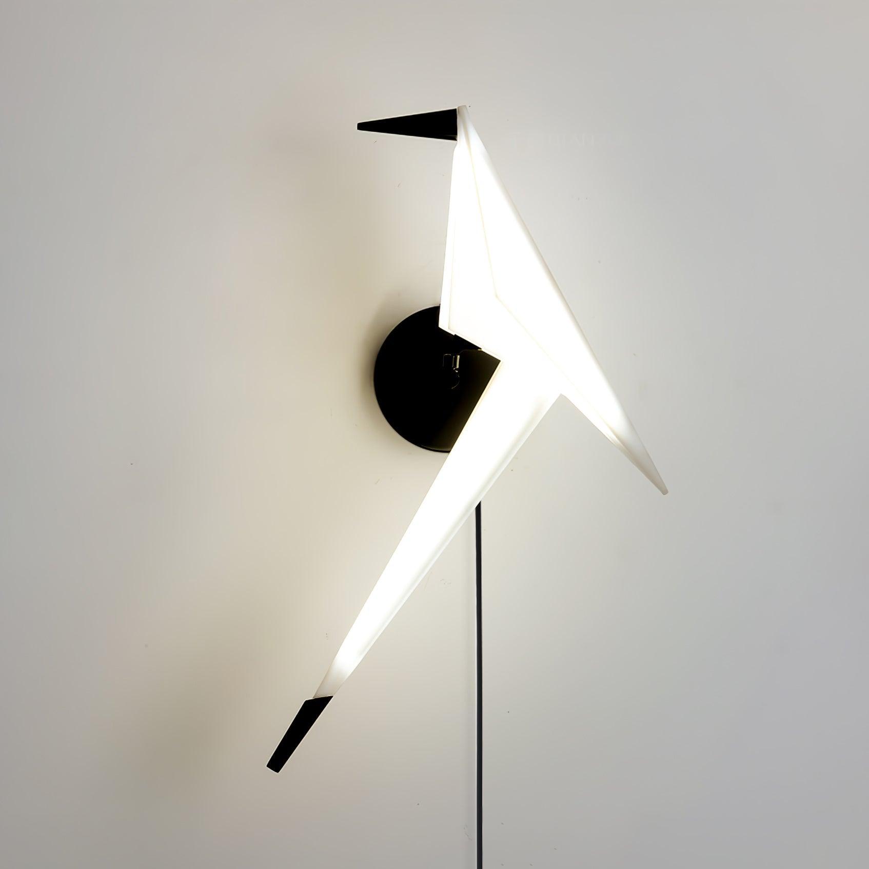 Paper Crane Plug-In Wall Lamp - Blowlighting