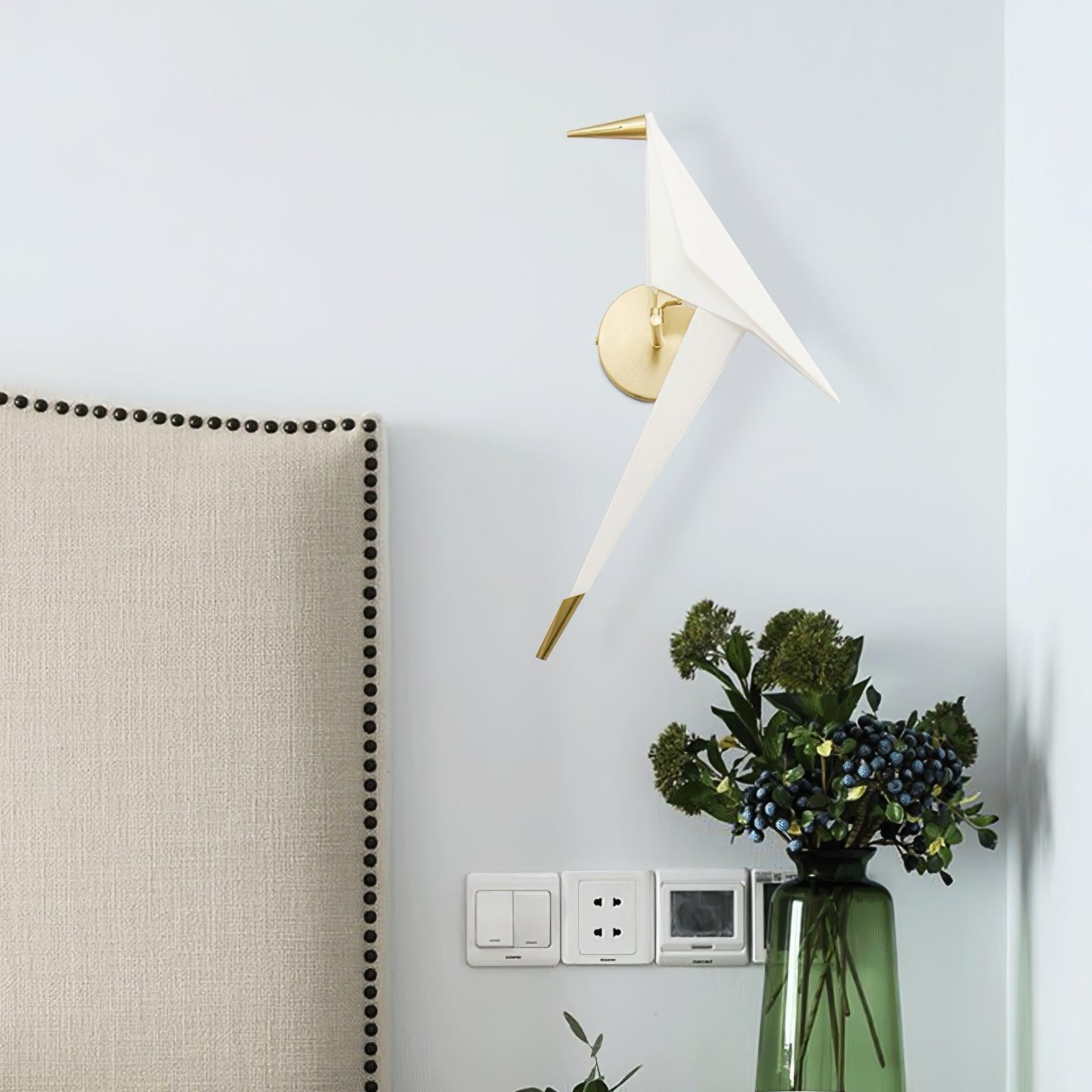 Paper Crane Plug-In Wall Lamp - Blowlighting