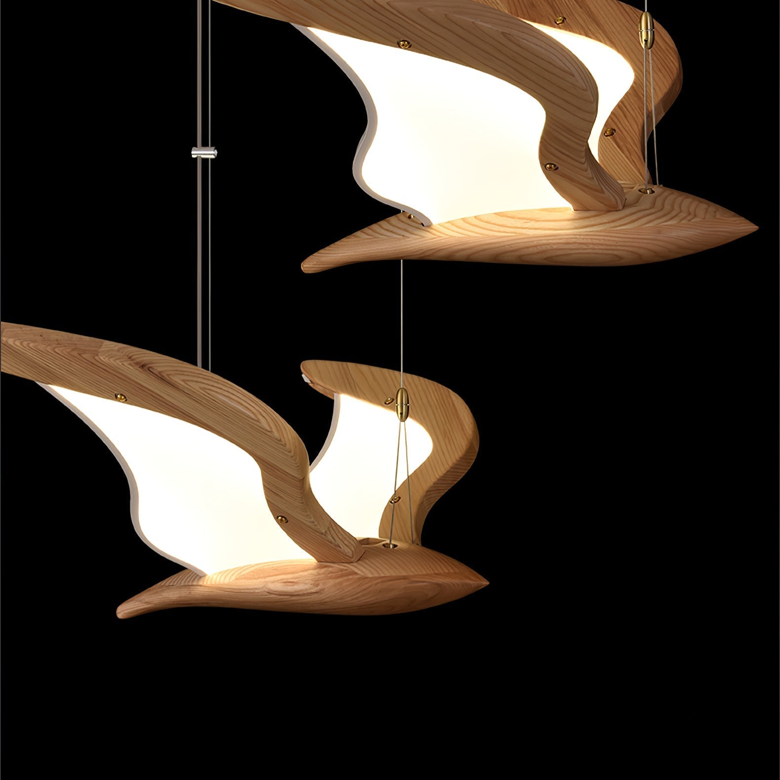 Lyvynia Organic Wood Pendant Light - Blowlighting