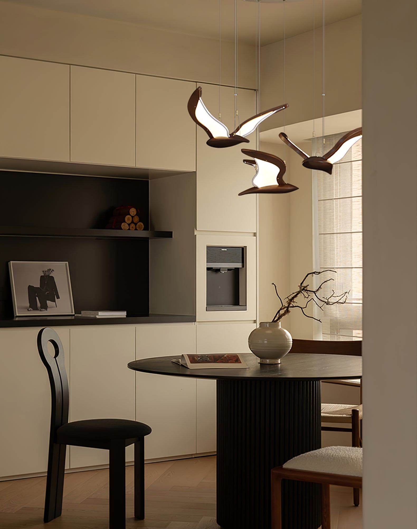 Lyvynia Organic Wood Pendant Light - Blowlighting