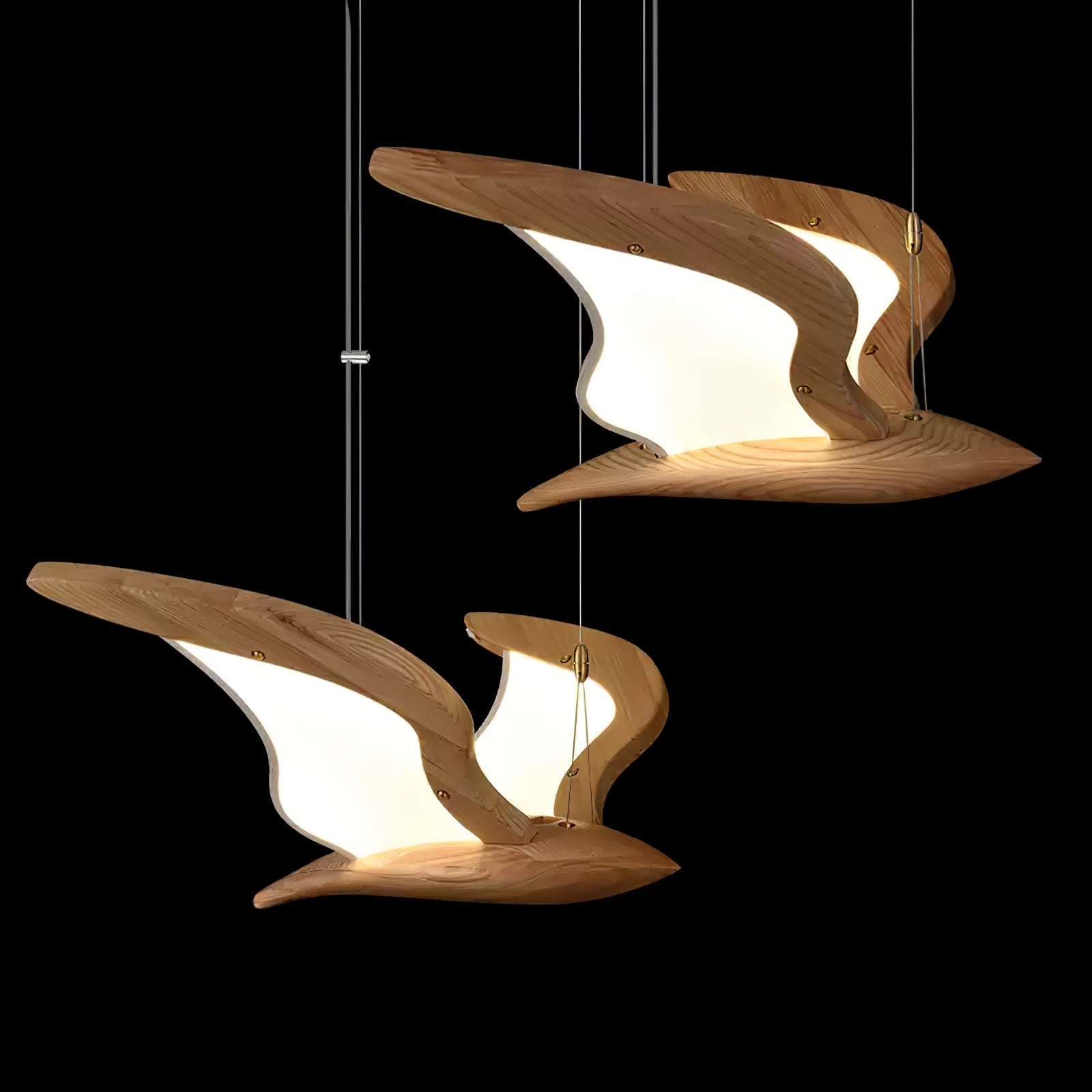 Lyvynia Organic Wood Pendant Light - Blowlighting