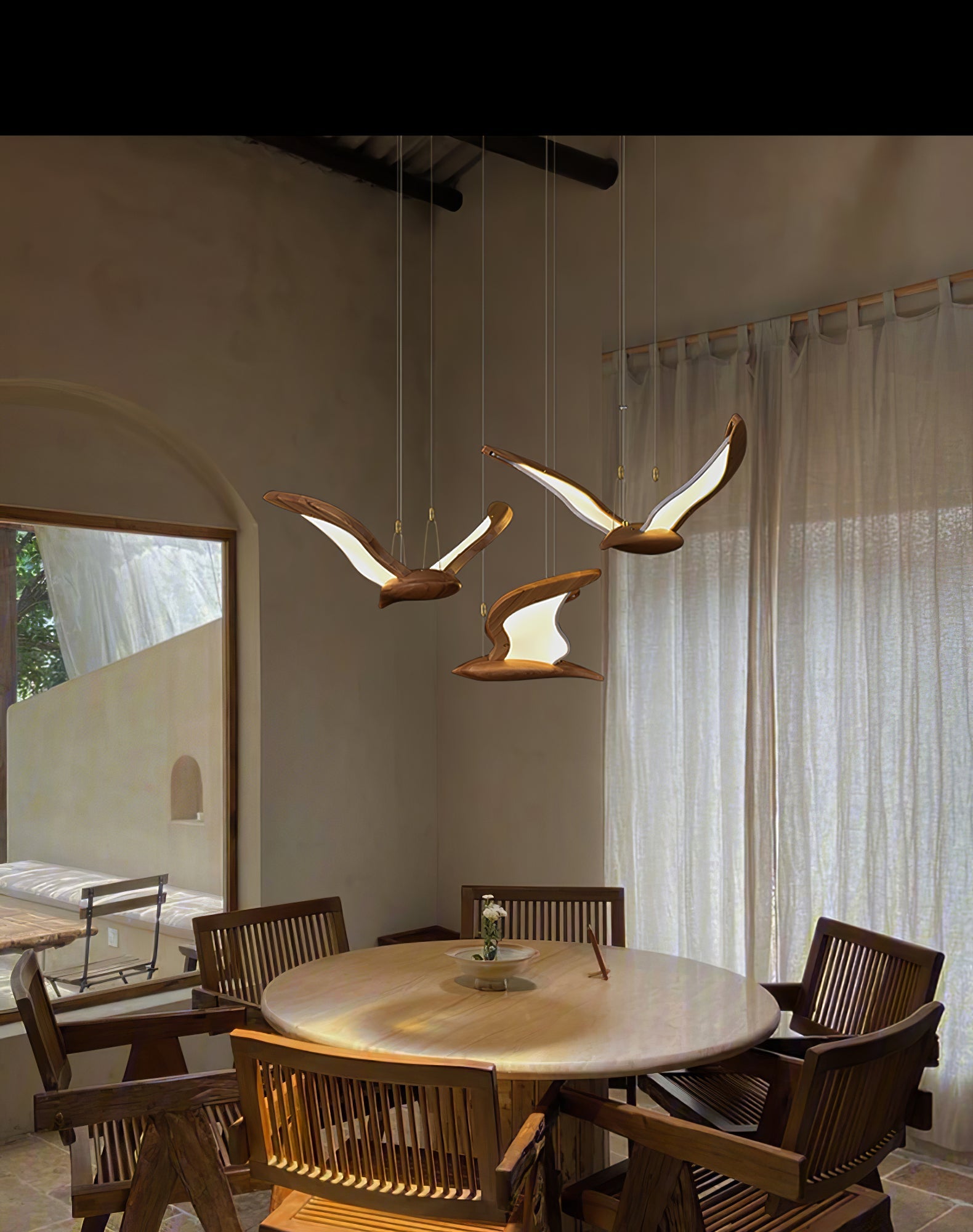 Lyvynia Organic Wood Pendant Light - Blowlighting