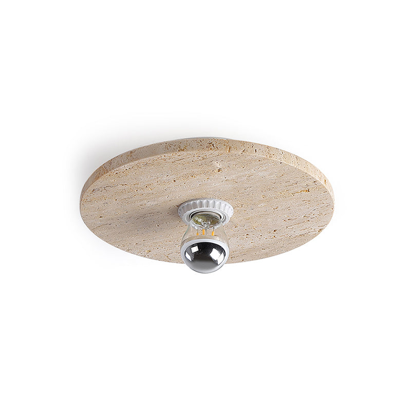 Avize Minimalist Travertine Ceiling Light