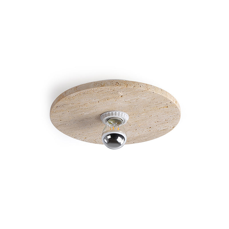 Avize Minimalist Travertine Ceiling Light