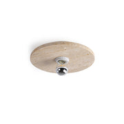 Avize Minimalist Travertine Ceiling Light