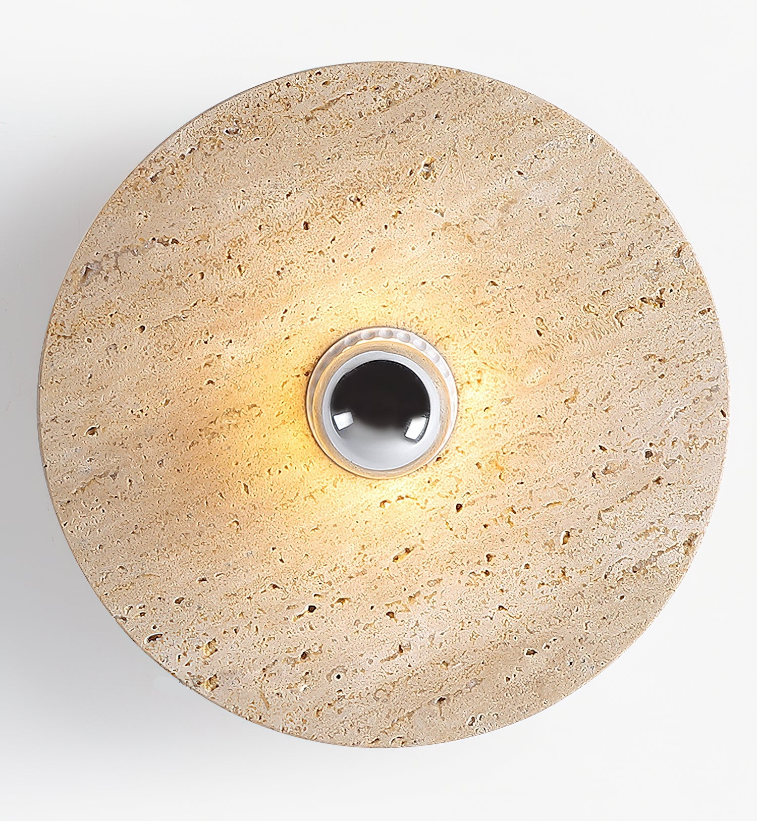 Avize Minimalist Travertine Ceiling Light