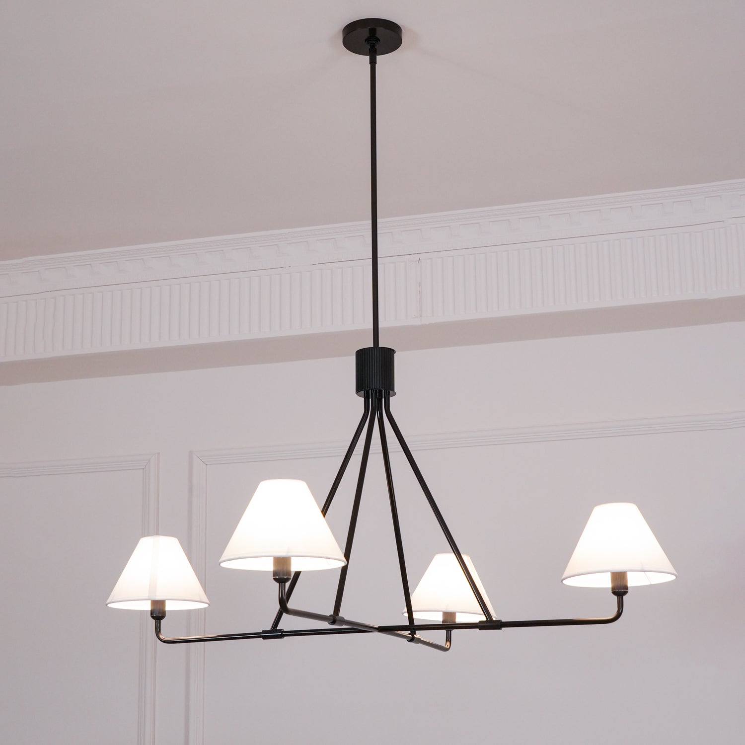 Aurora Chandelier Cone Shade Minimalist - Blowlighting