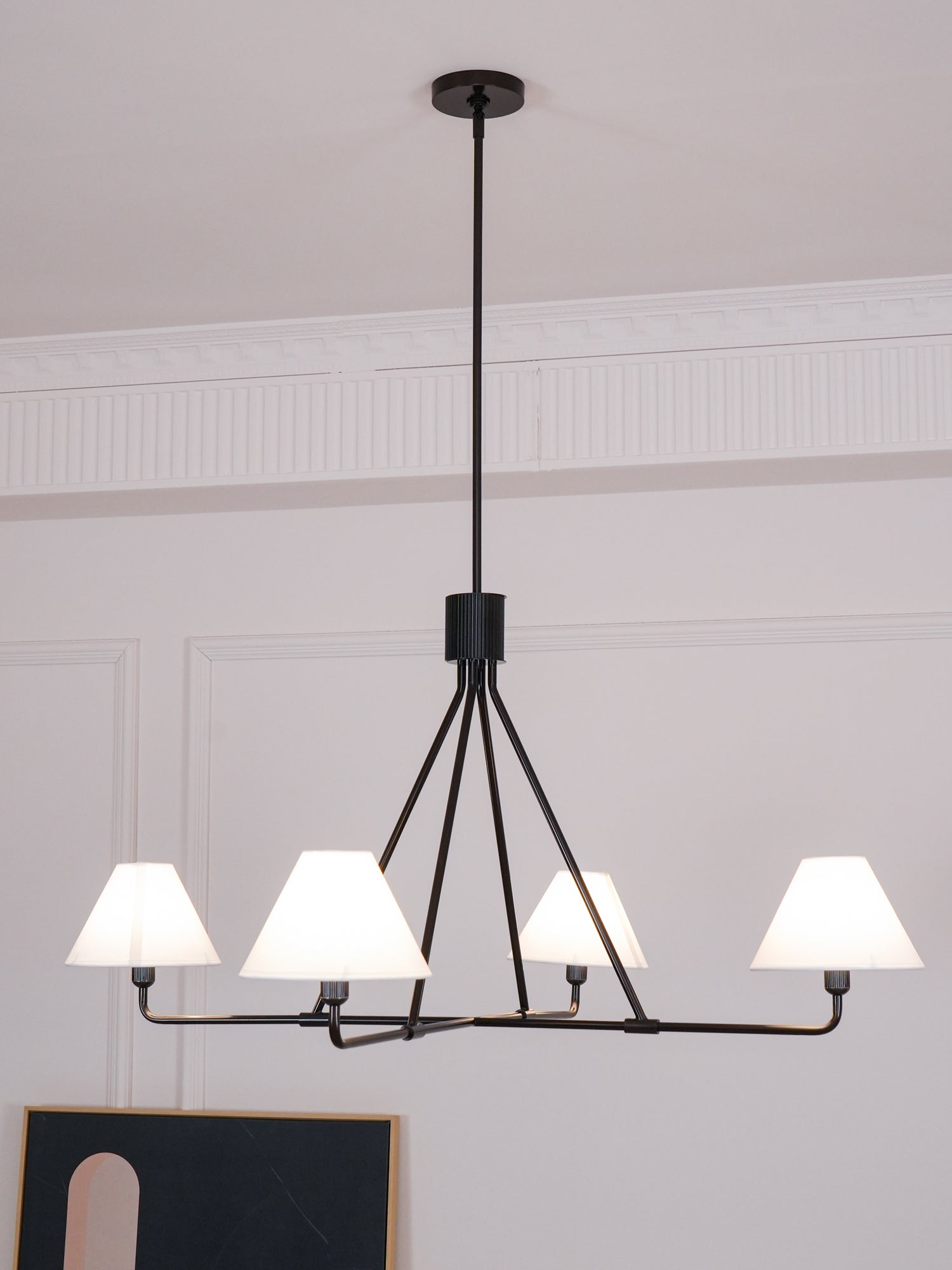 Aurora Chandelier Cone Shade Minimalist - Blowlighting