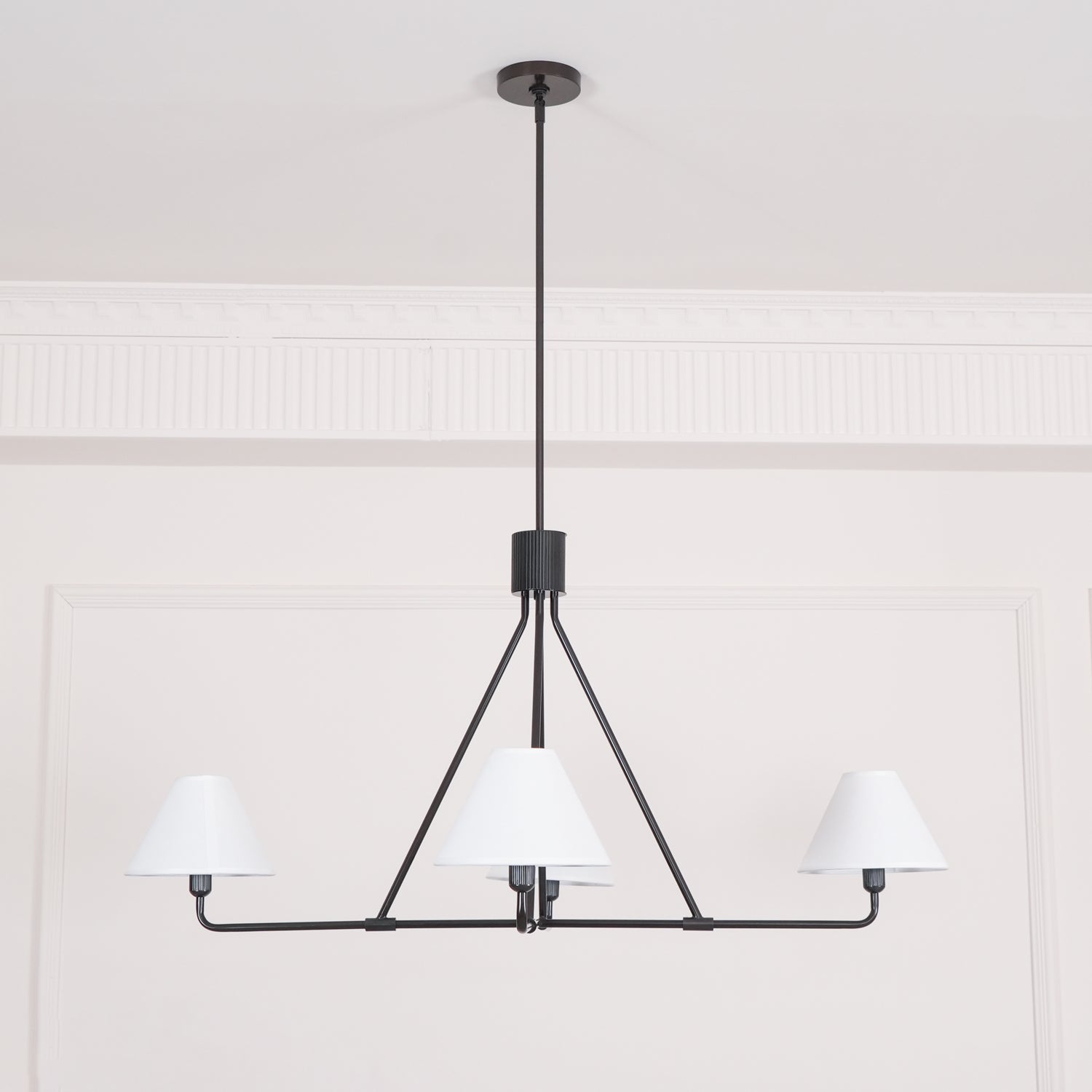 Aurora Chandelier Cone Shade Minimalist - Blowlighting
