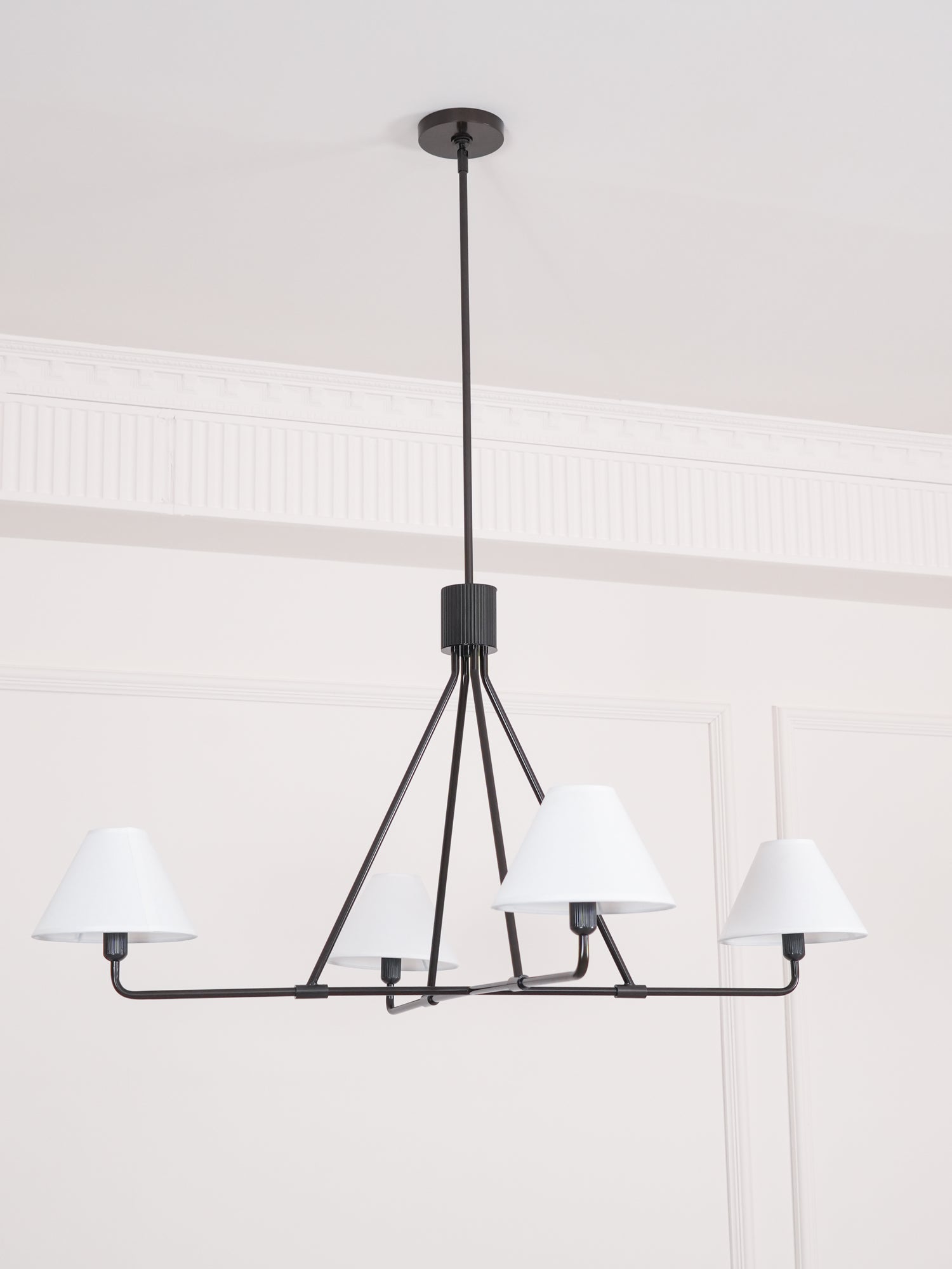 Aurora Chandelier Cone Shade Minimalist - Blowlighting