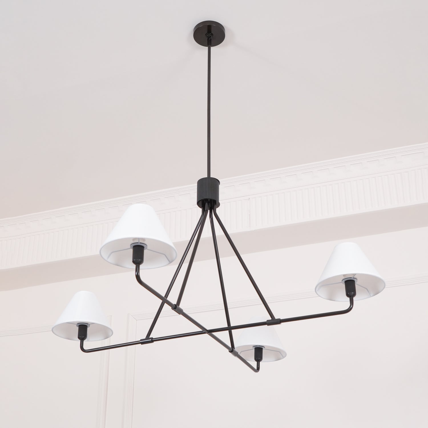 Aurora Chandelier Cone Shade Minimalist - Blowlighting