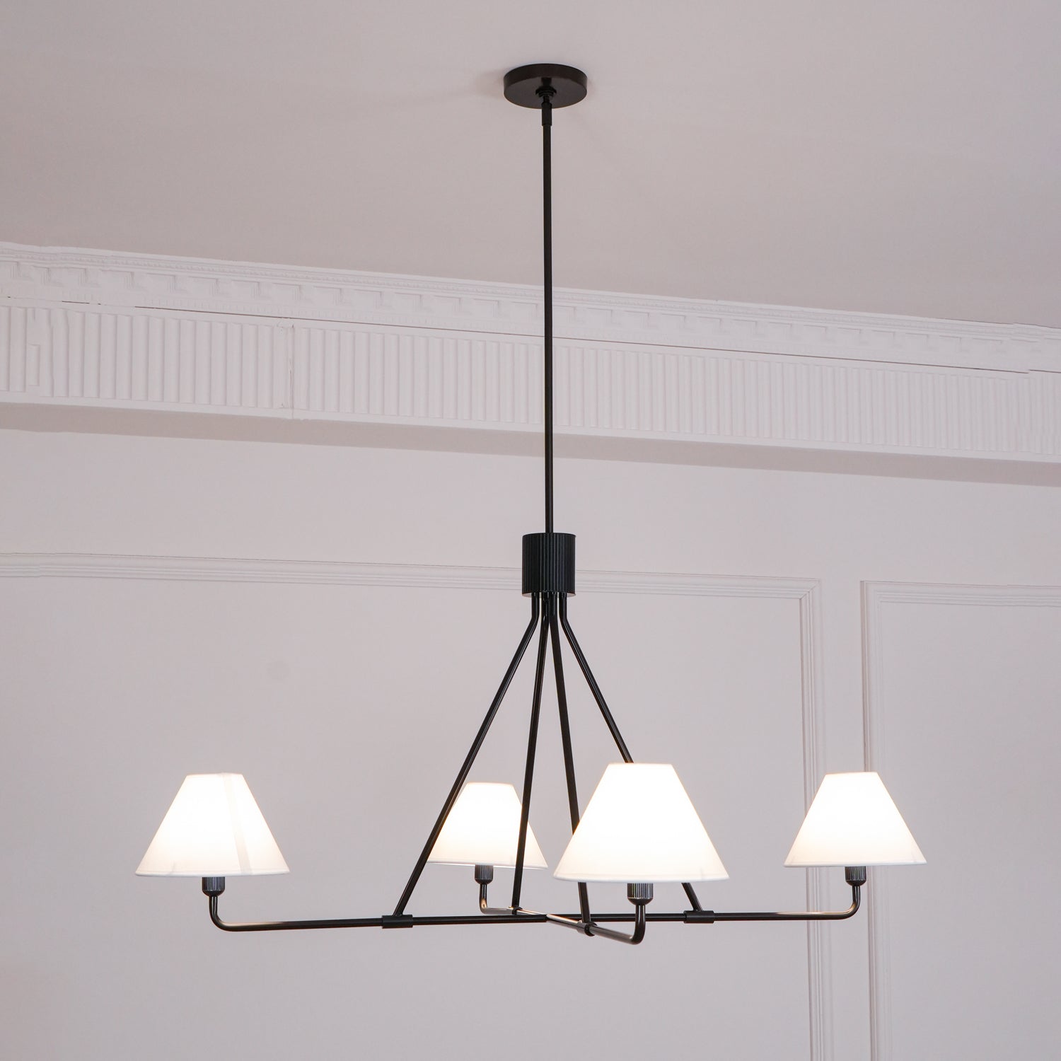 Aurora Chandelier Cone Shade Minimalist - Blowlighting