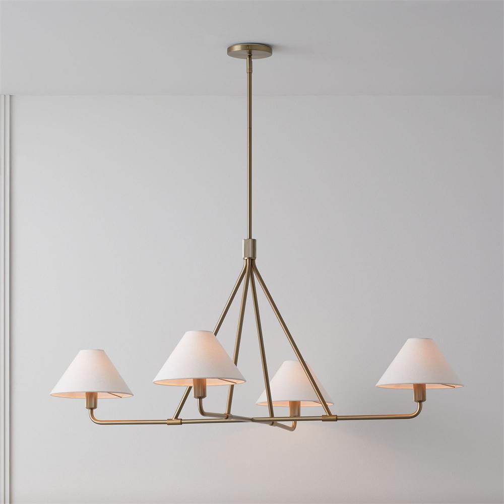 Aurora Chandelier Cone Shade Minimalist - Blowlighting