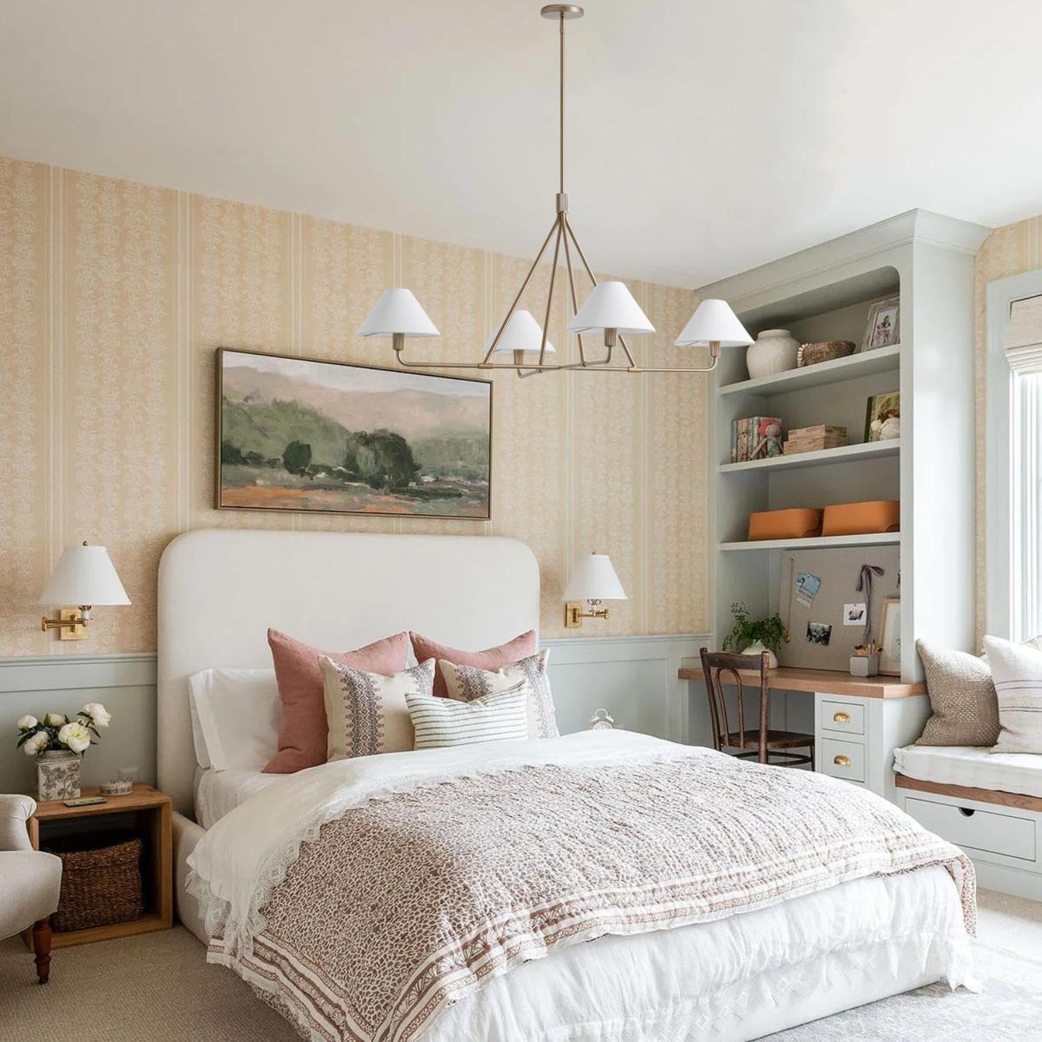 Aurora Chandelier Cone Shade Minimalist - Blowlighting