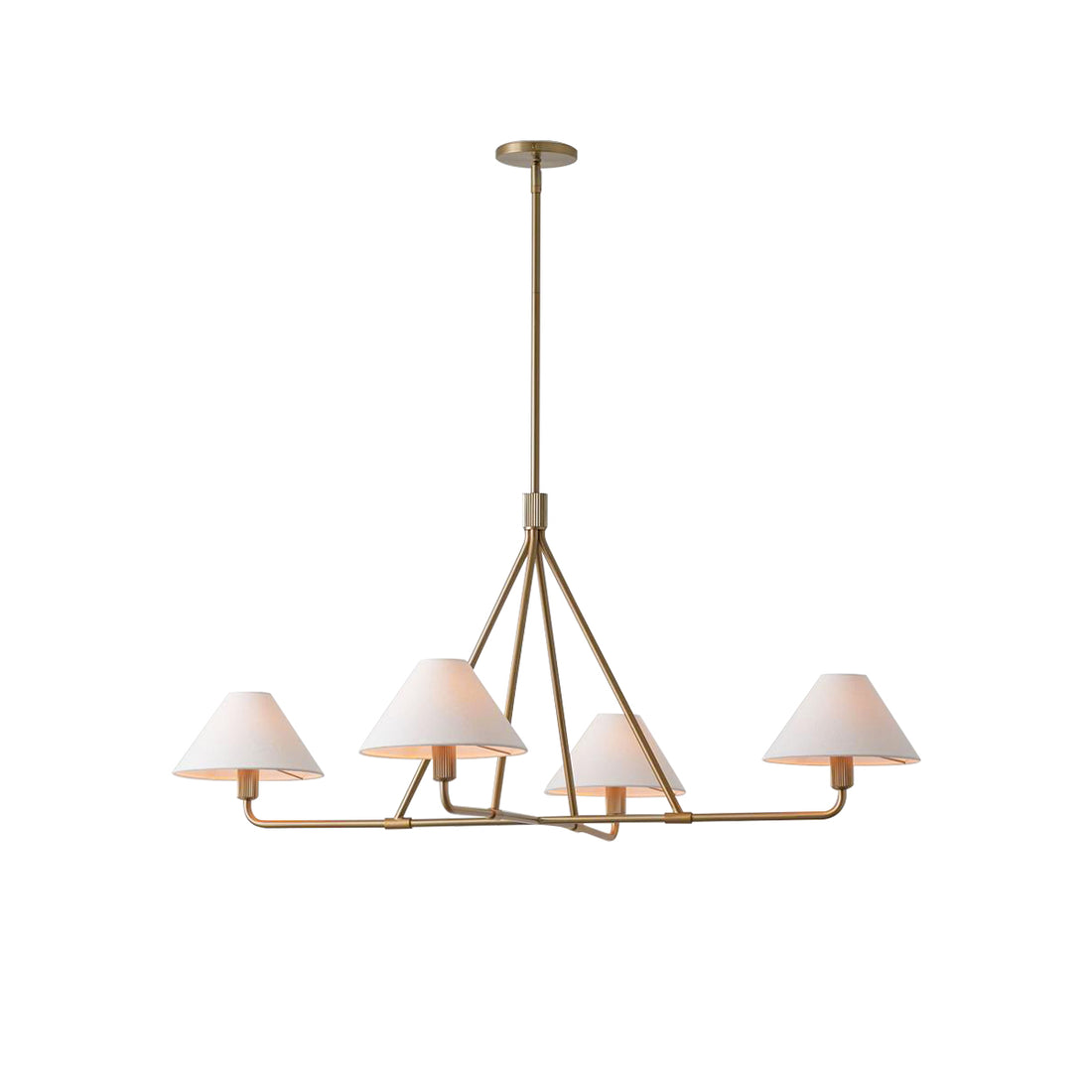 Aurora Chandelier Cone Shade Minimalist - Blowlighting
