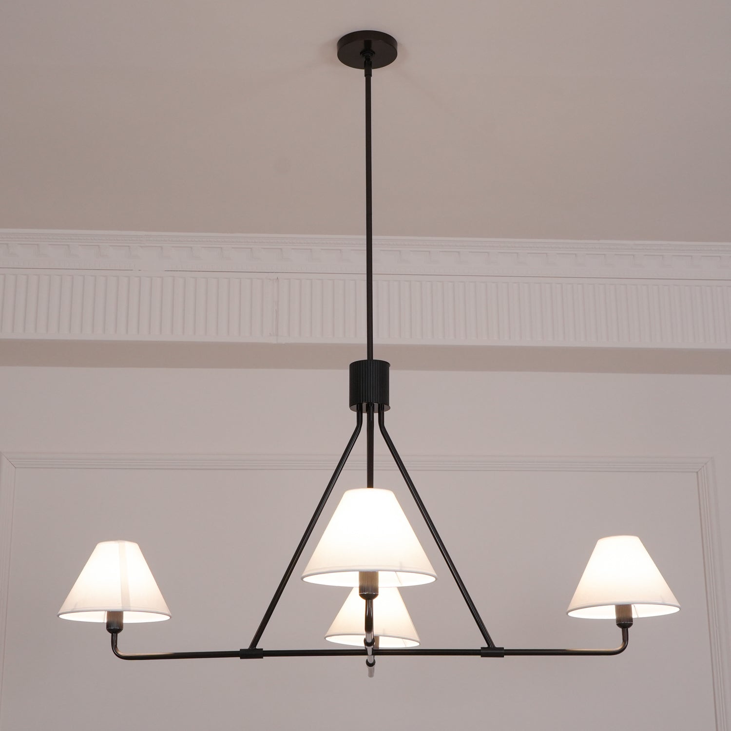 Aurora Chandelier Cone Shade Minimalist - Blowlighting