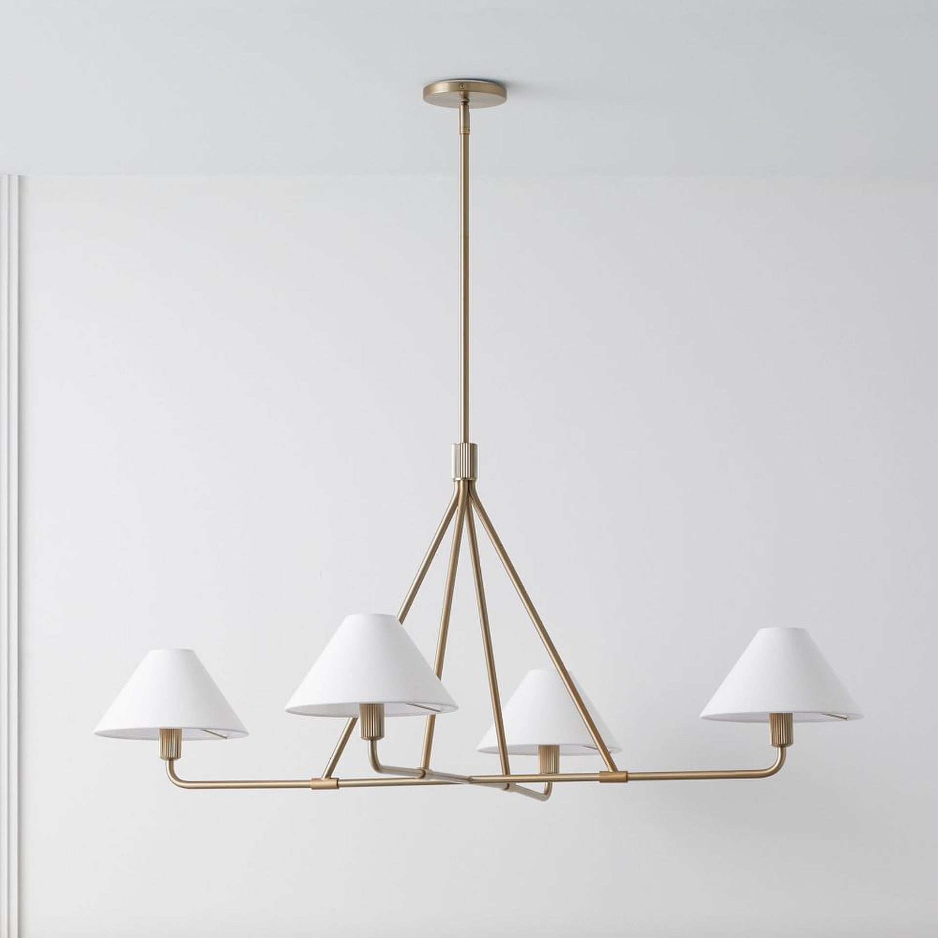 Aurora Chandelier Cone Shade Minimalist - Blowlighting