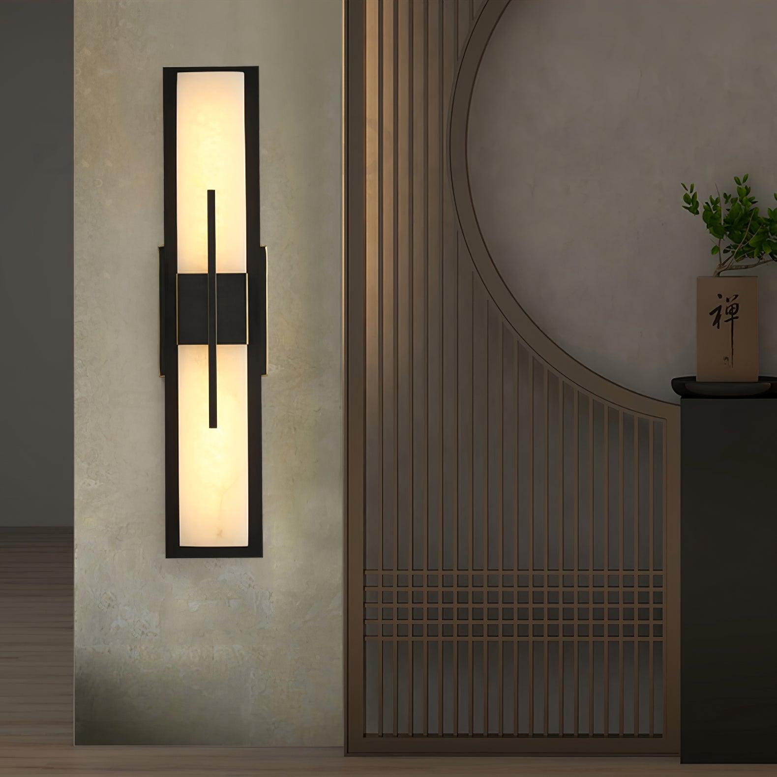 Lylirel Rectangular Alabaster Wall Light - Blowlighting