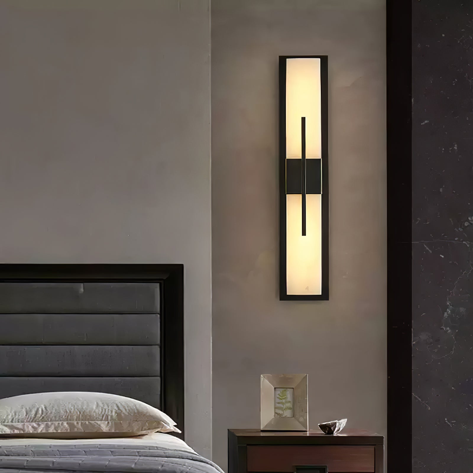 Lylirel Rectangular Alabaster Wall Light - Blowlighting