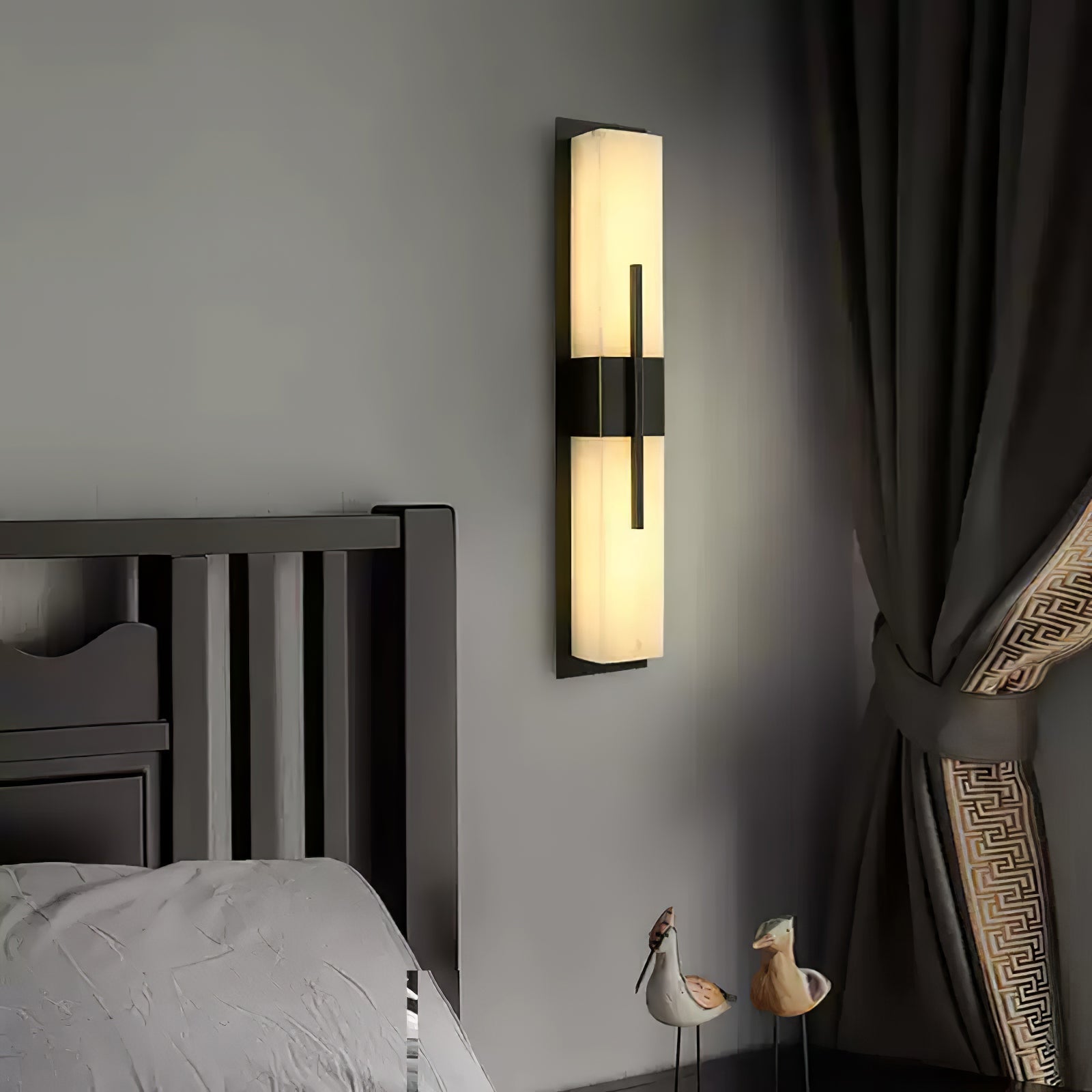 Lylirel Rectangular Alabaster Wall Light - Blowlighting
