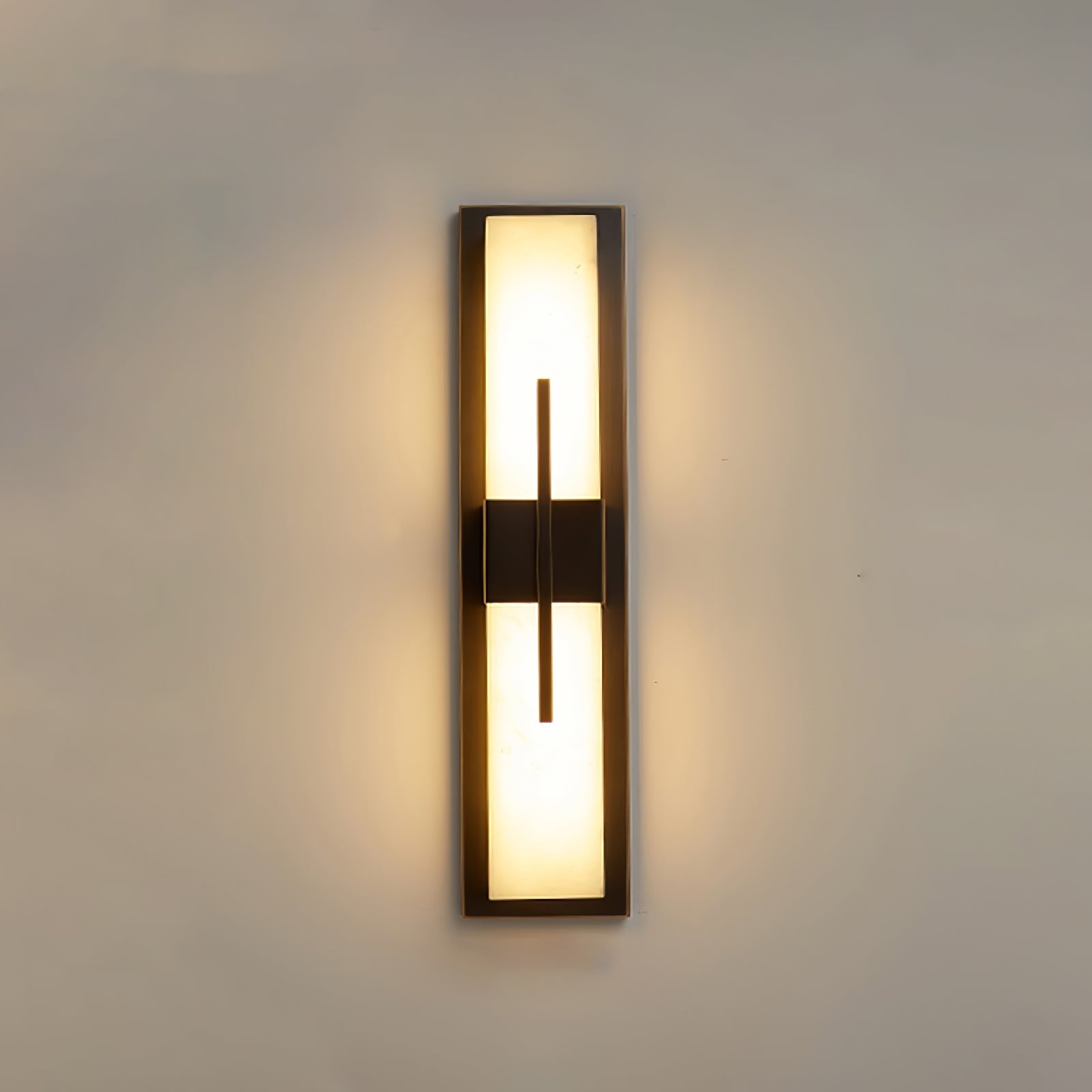 Lylirel Rectangular Alabaster Wall Light - Blowlighting
