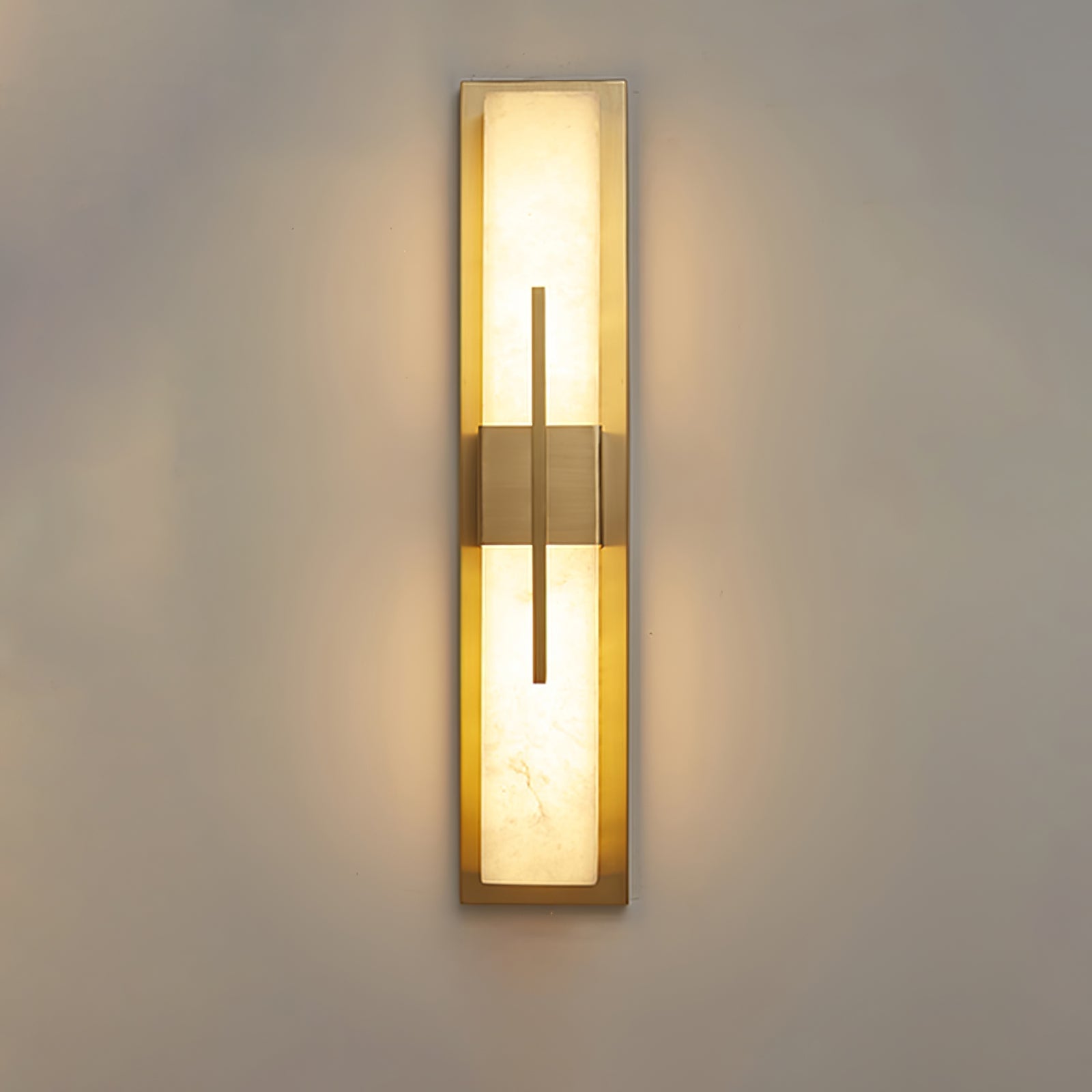 Lylirel Rectangular Alabaster Wall Light - Blowlighting