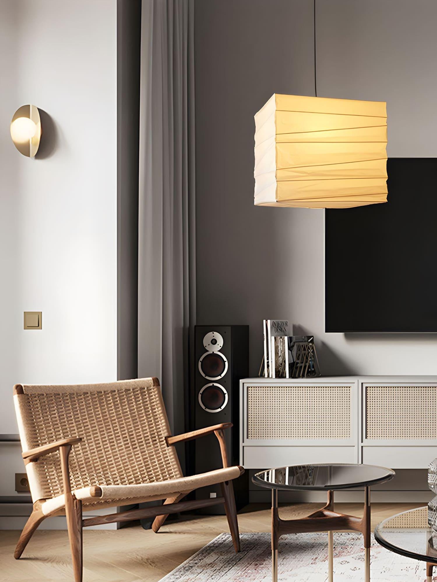 Ayla Paper Cube Pendant Lamp - Blowlighting