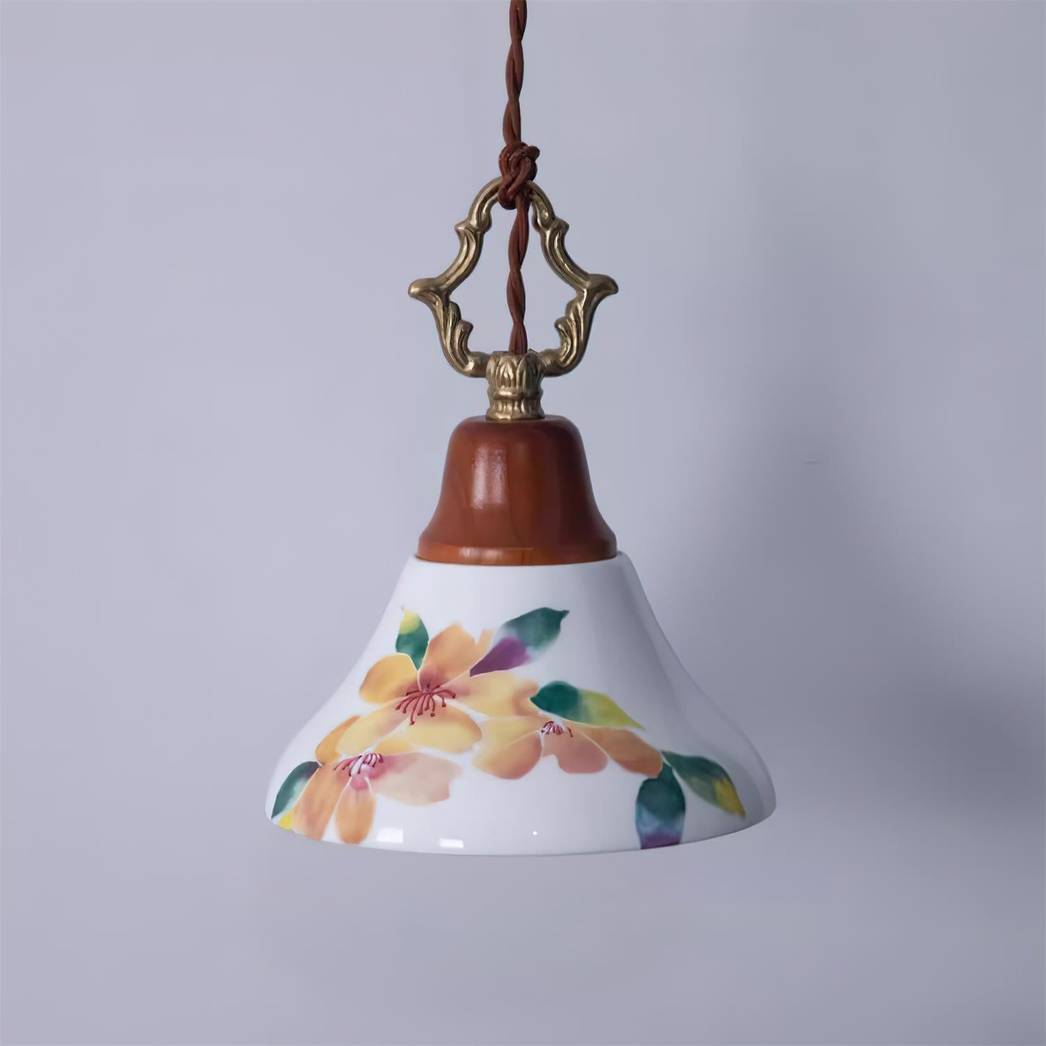 Solvara Petal Ceramic Pendant Lamp