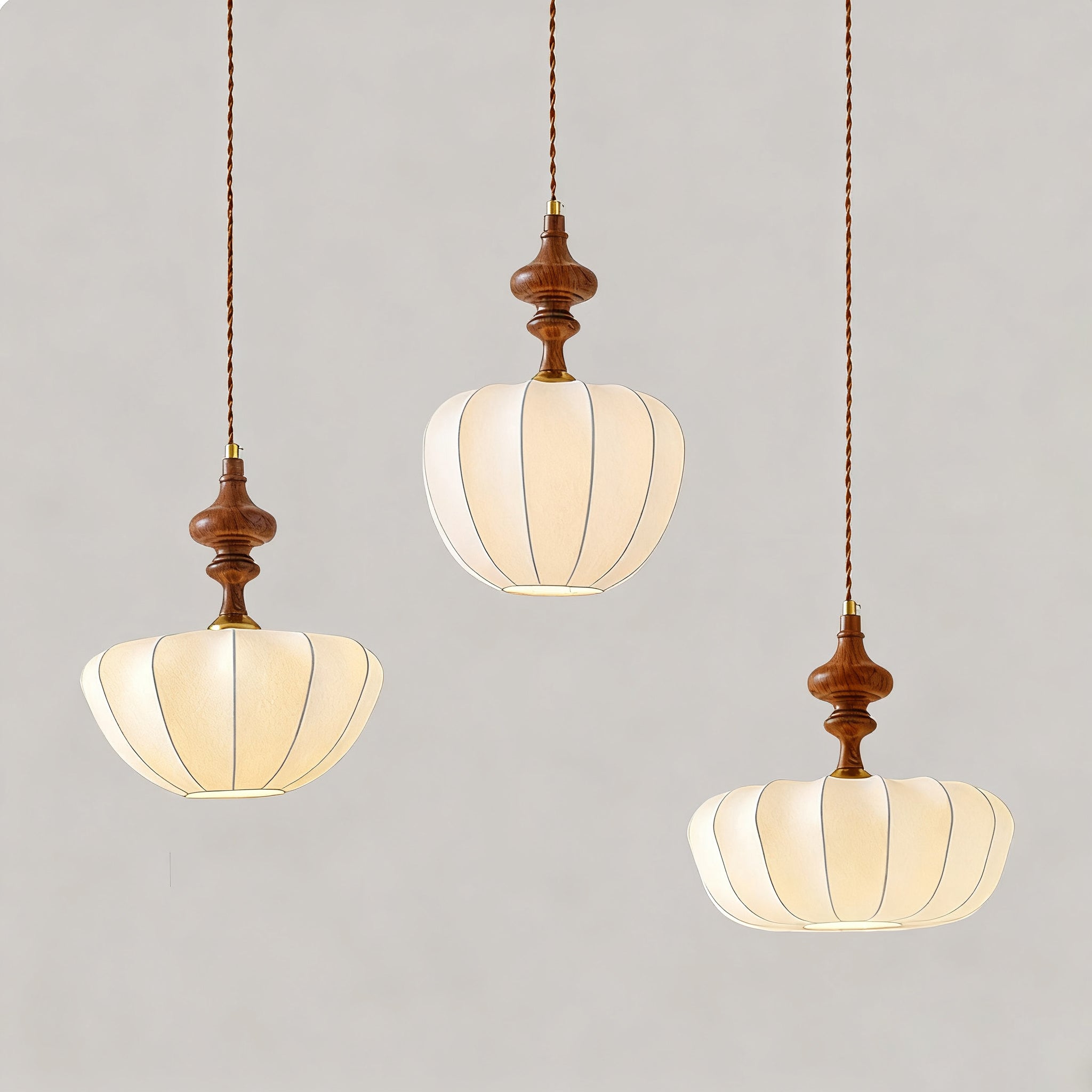 Baird Modern Silk Pendant Light