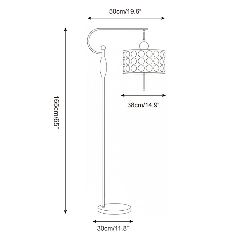 Balance Contemporary Metal Pivot Floor Light