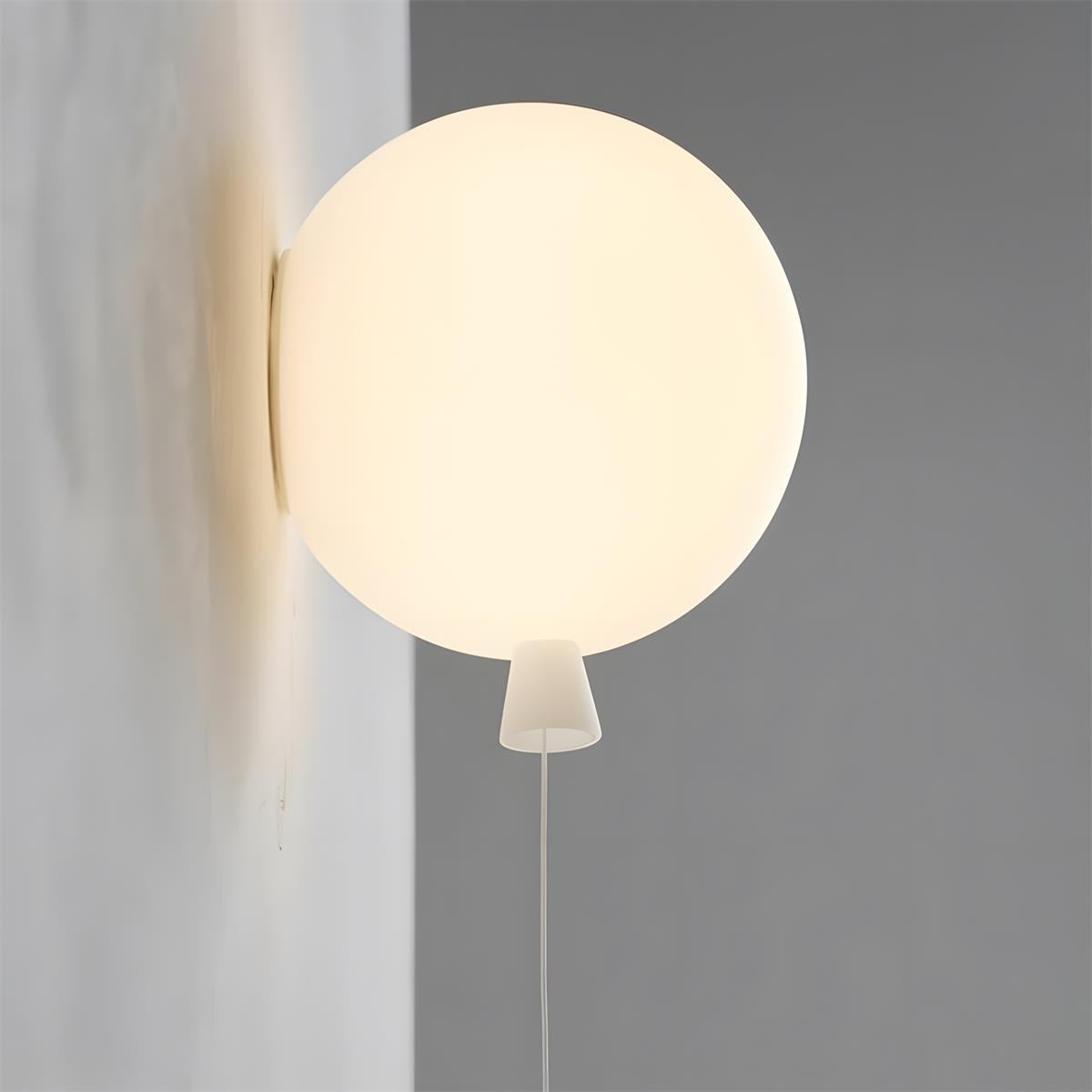 Balloon Minimalist Glass Wall Light