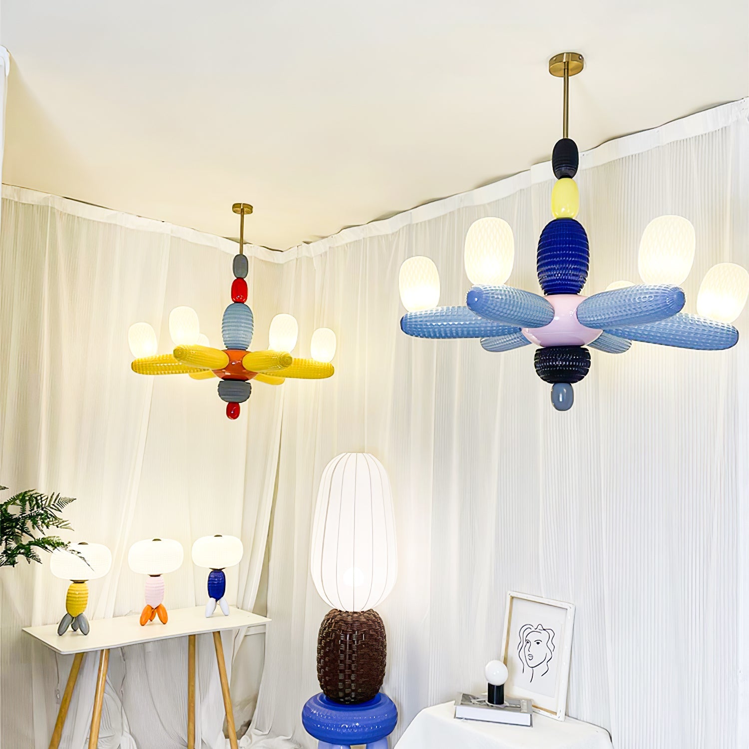 Balloons Chandelier - Blowlighting