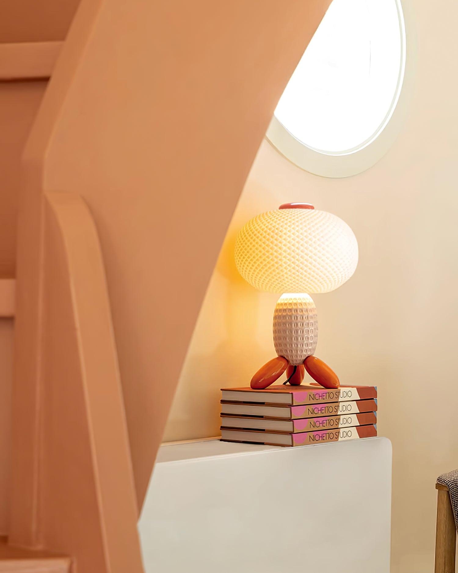 Abigail Modern Glass Table Lamp - Blowlighting