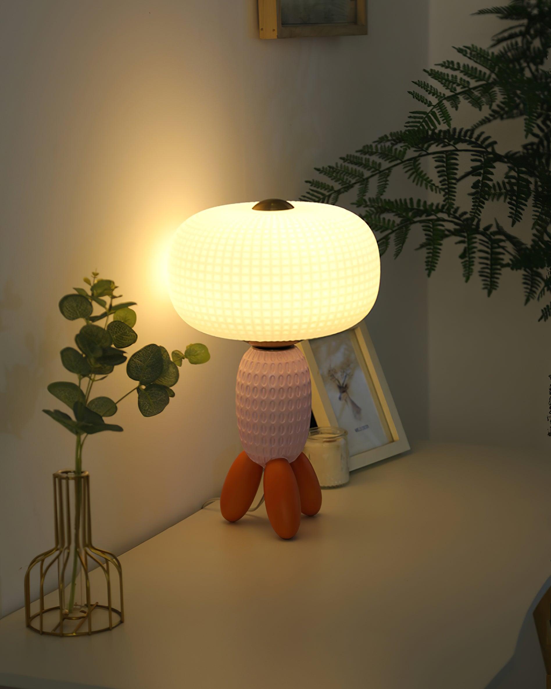 Abigail Modern Glass Table Lamp - Blowlighting