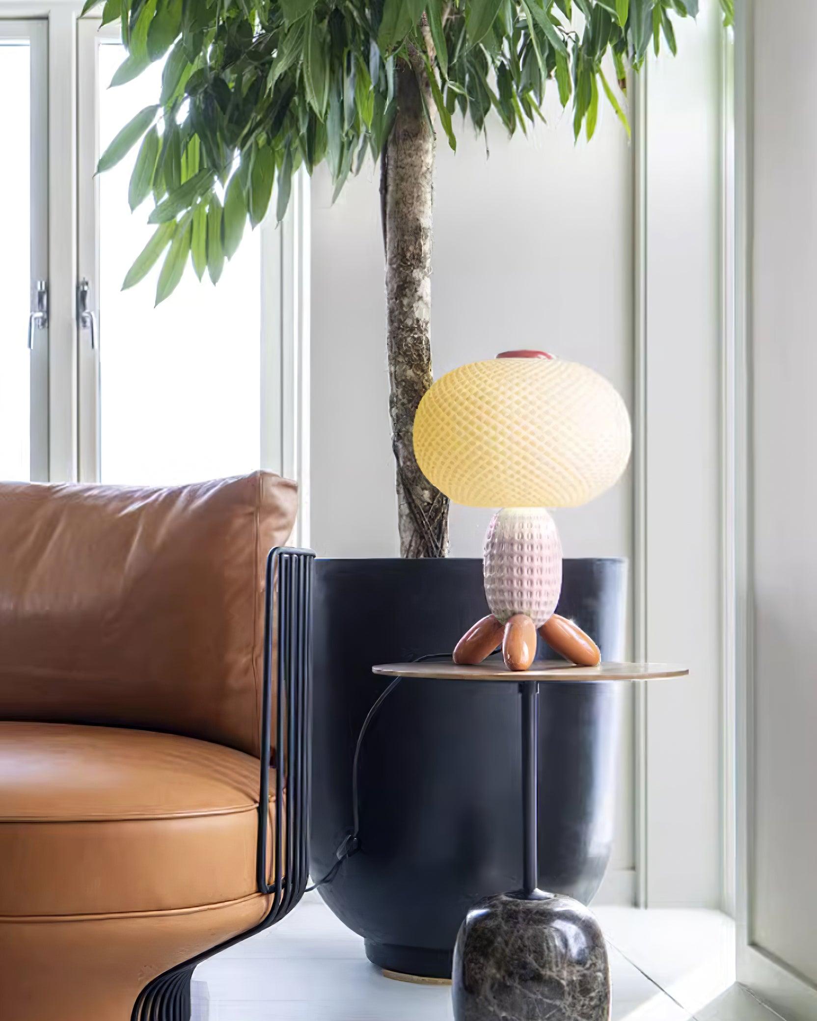 Abigail Modern Glass Table Lamp - Blowlighting