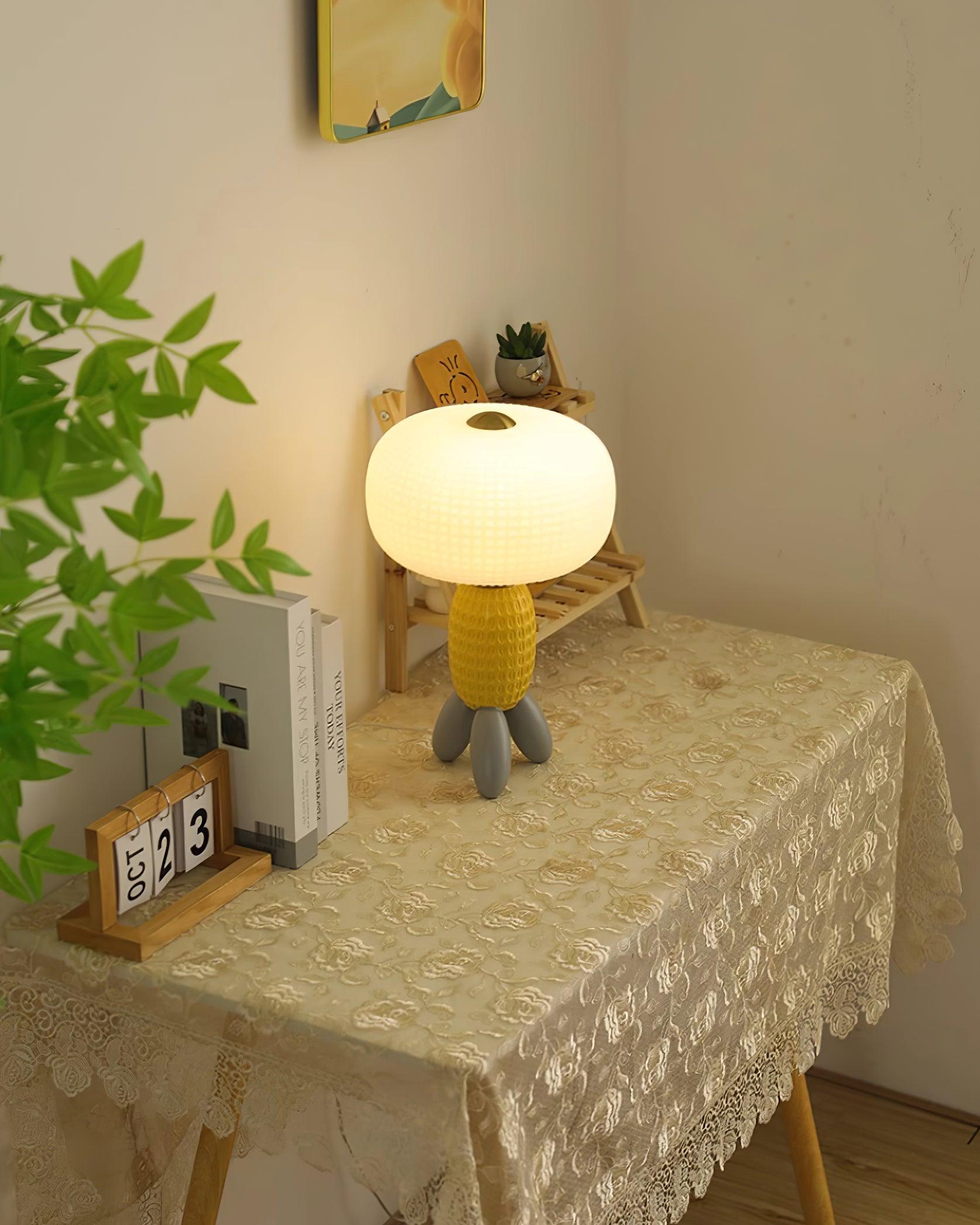 Abigail Modern Glass Table Lamp - Blowlighting
