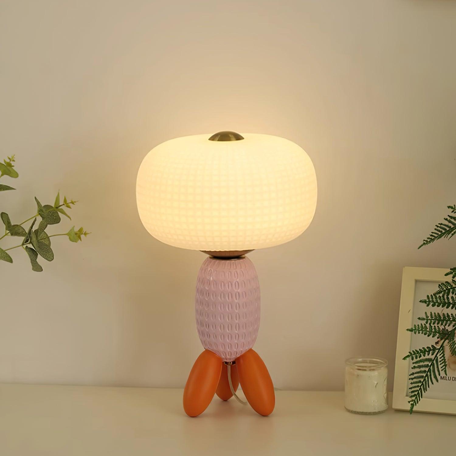 Abigail Modern Glass Table Lamp - Blowlighting