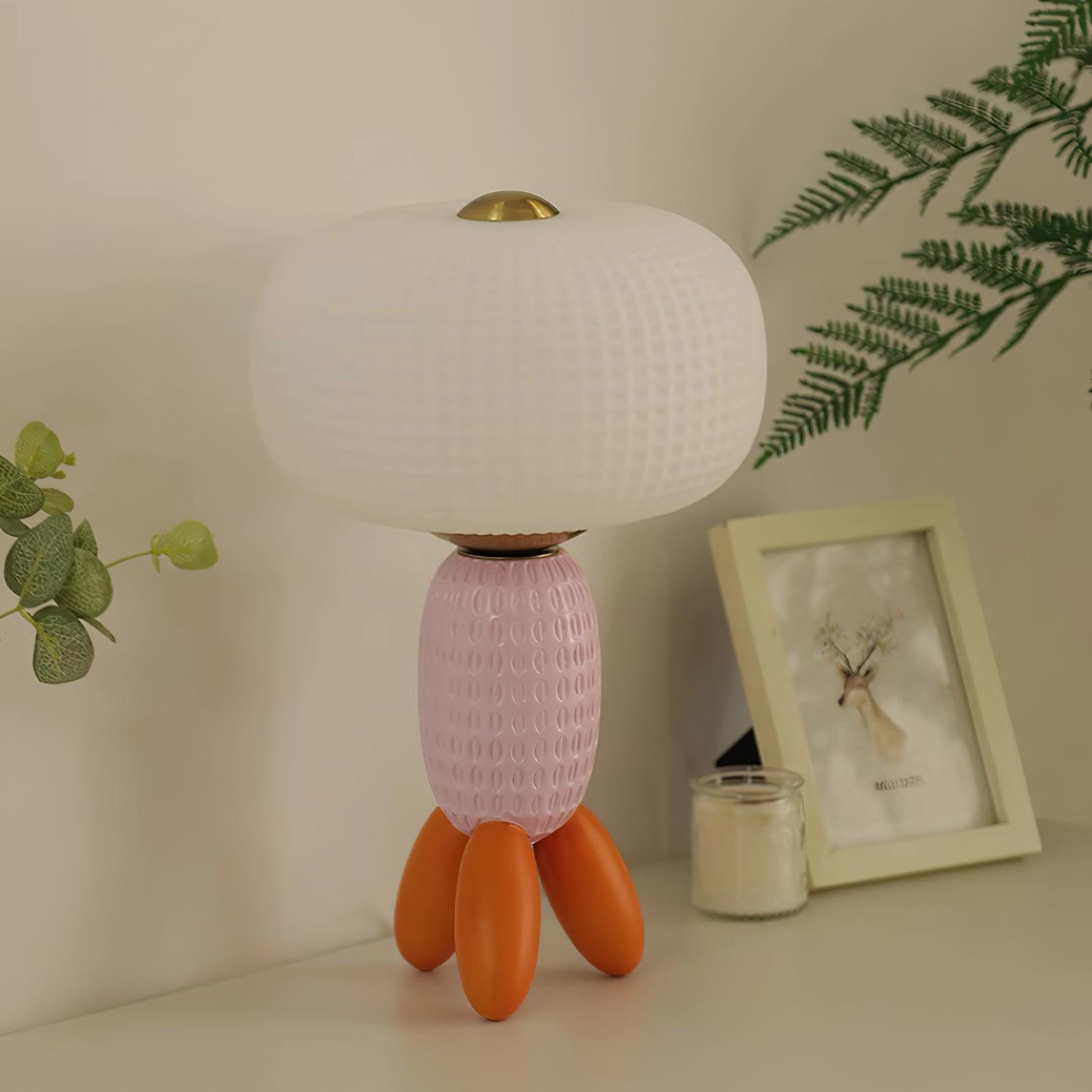 Abigail Modern Glass Table Lamp - Blowlighting