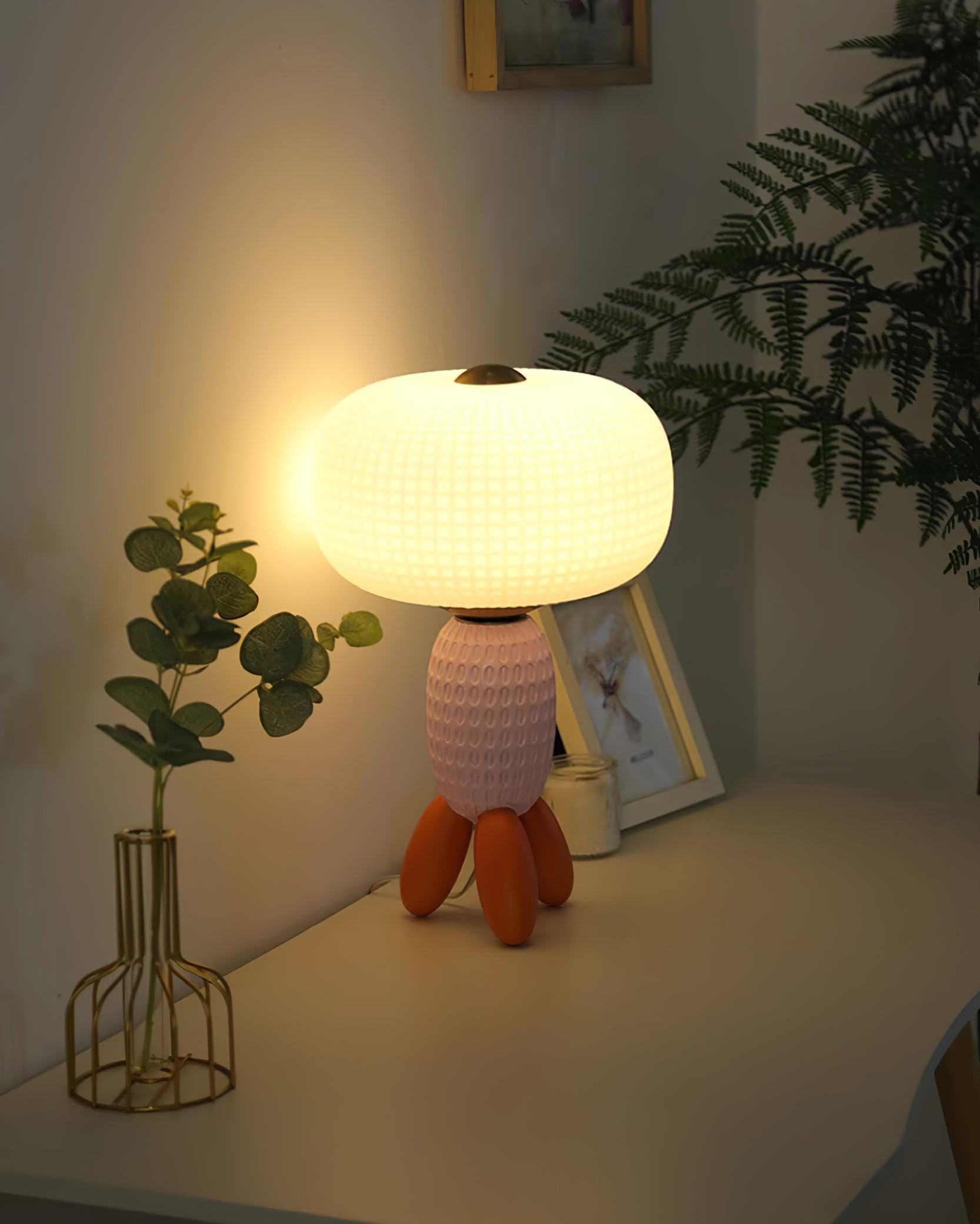 Abigail Modern Glass Table Lamp - Blowlighting