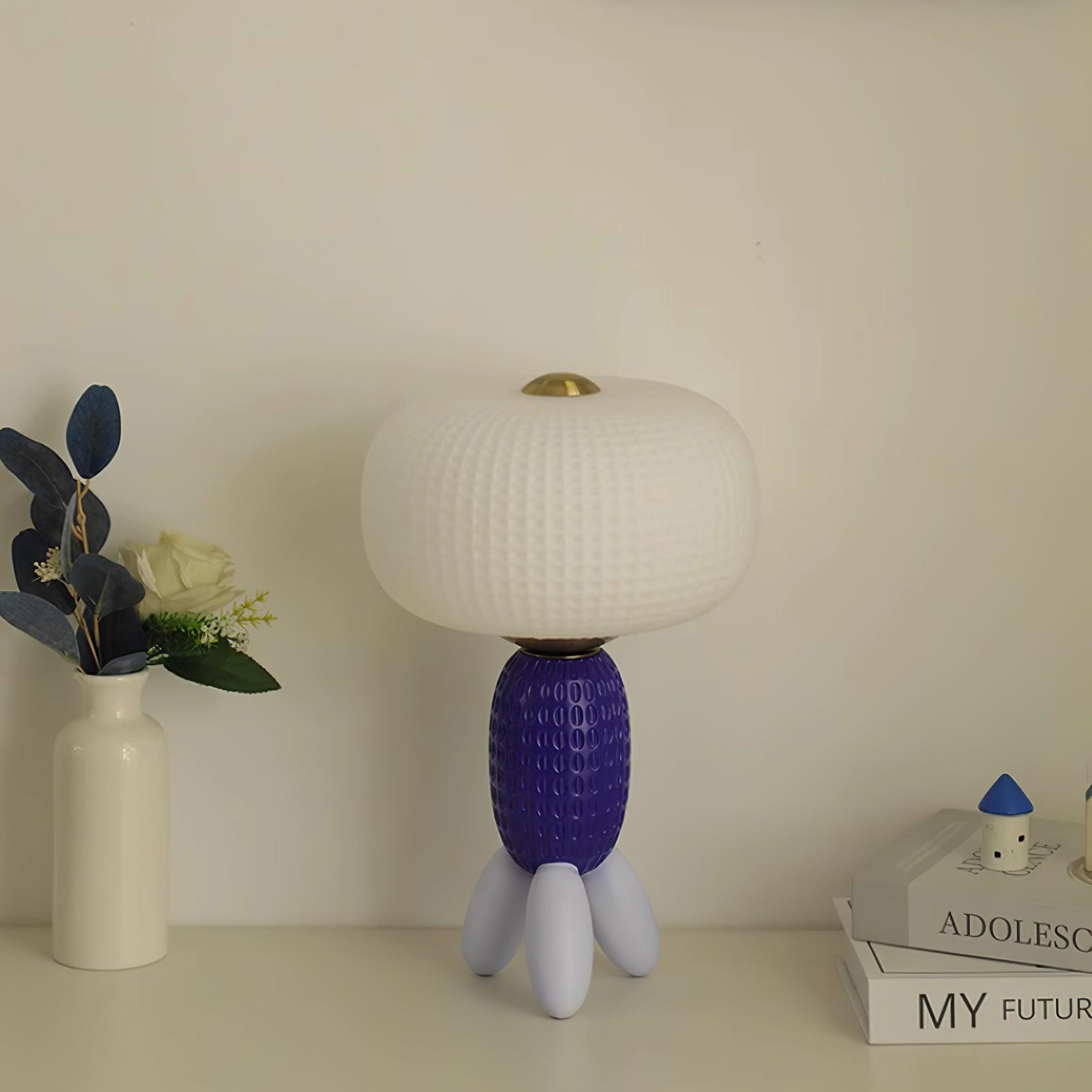 Abigail Modern Glass Table Lamp - Blowlighting