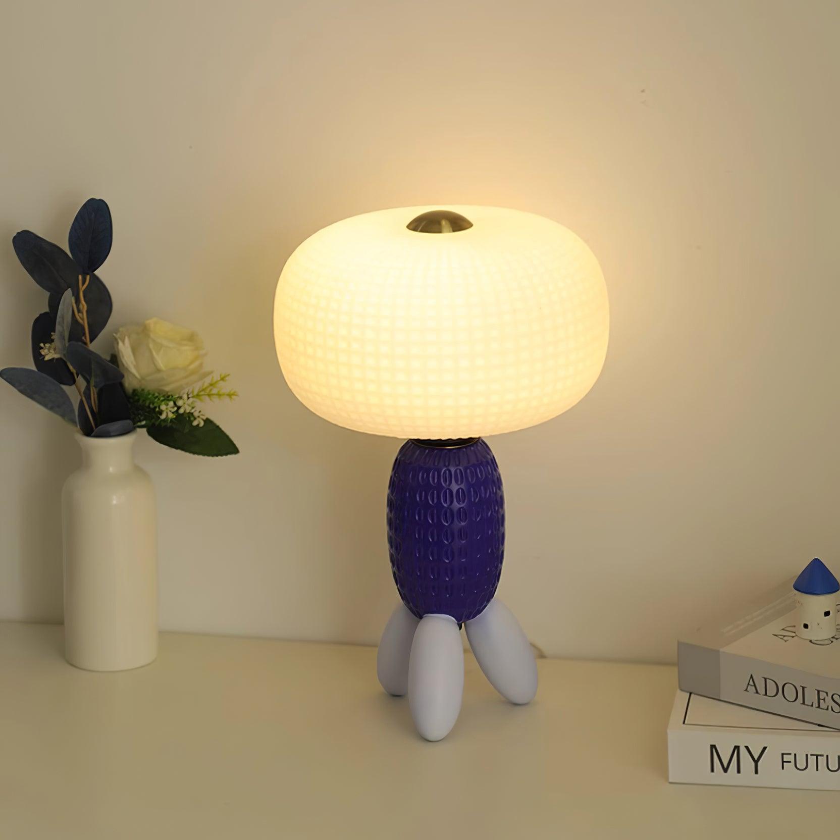 Abigail Modern Glass Table Lamp - Blowlighting