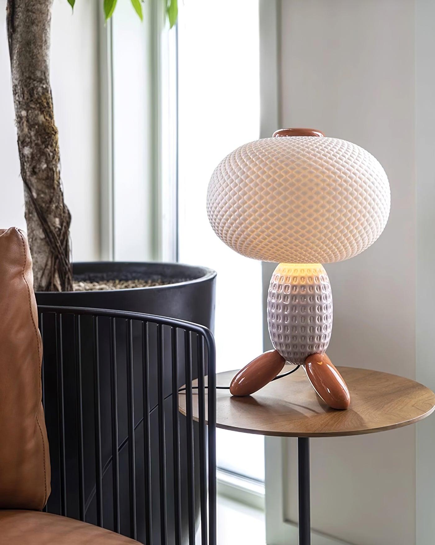 Abigail Modern Glass Table Lamp - Blowlighting