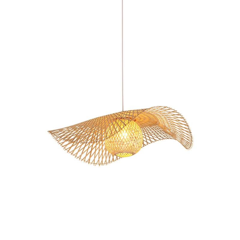 Bamboo Frame Pendant Lamp - Blowlighting