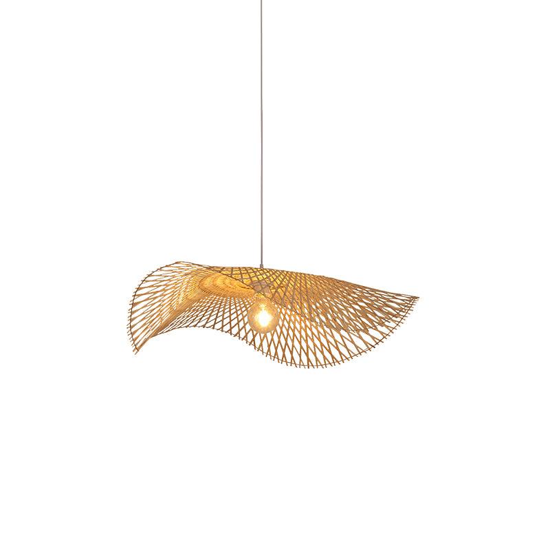 Bamboo Frame Pendant Lamp - Blowlighting